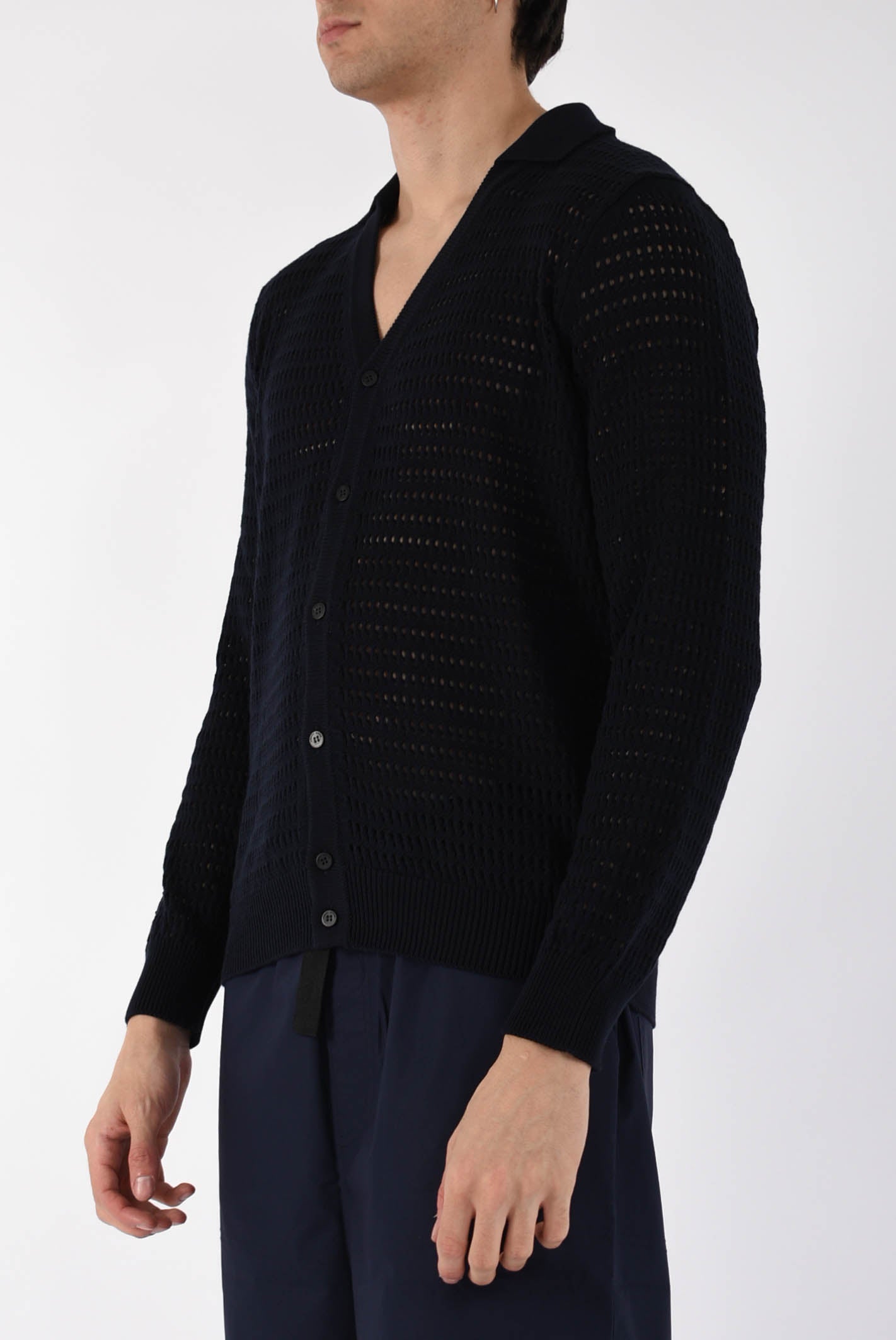Cardigan traforato