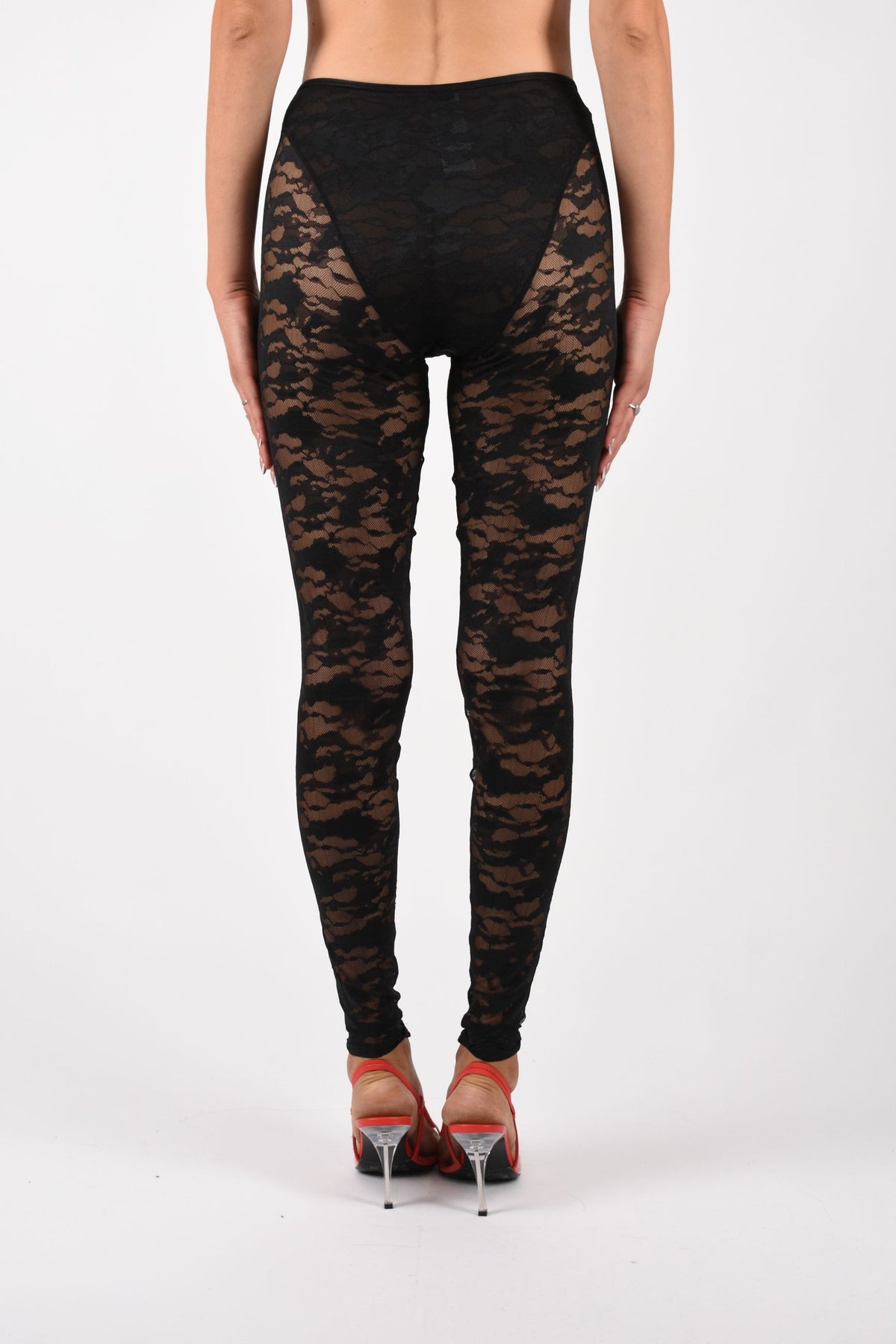 Leggings in nylon pizzo camouflage A225730DRAK