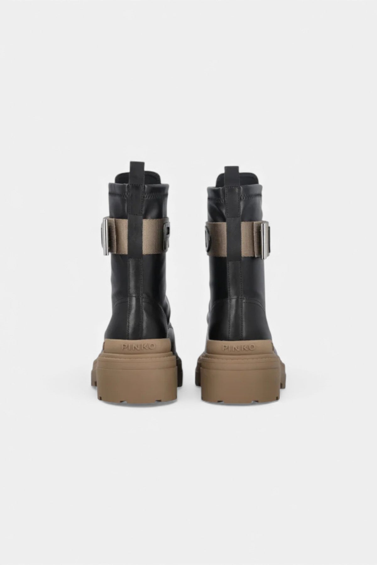 stivali platform in pelle modello mia 13