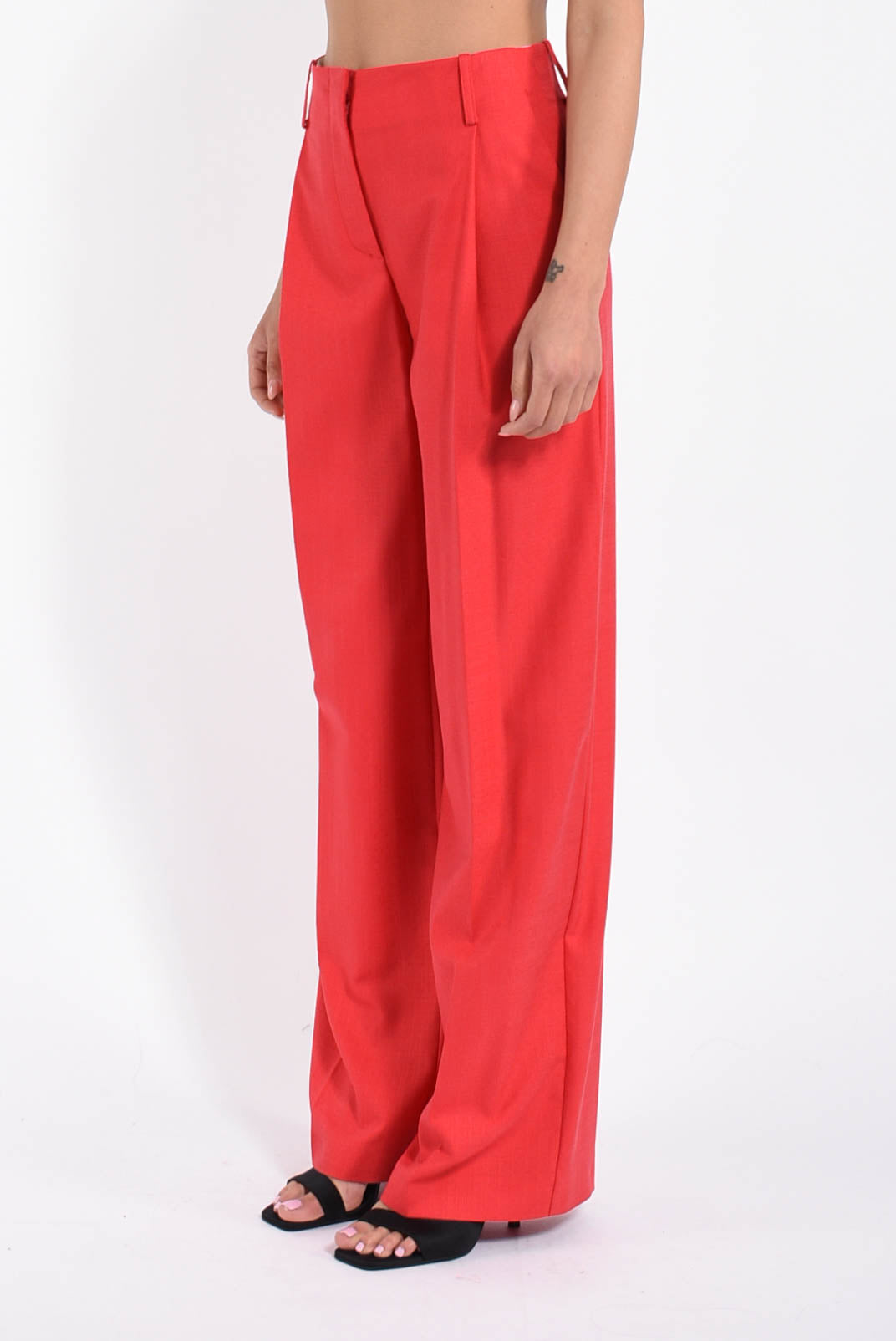 pantaloni ampi in misto viscosa