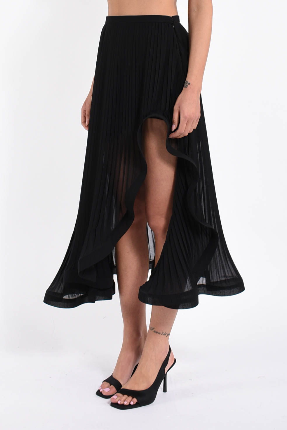 gonna lunga in georgette