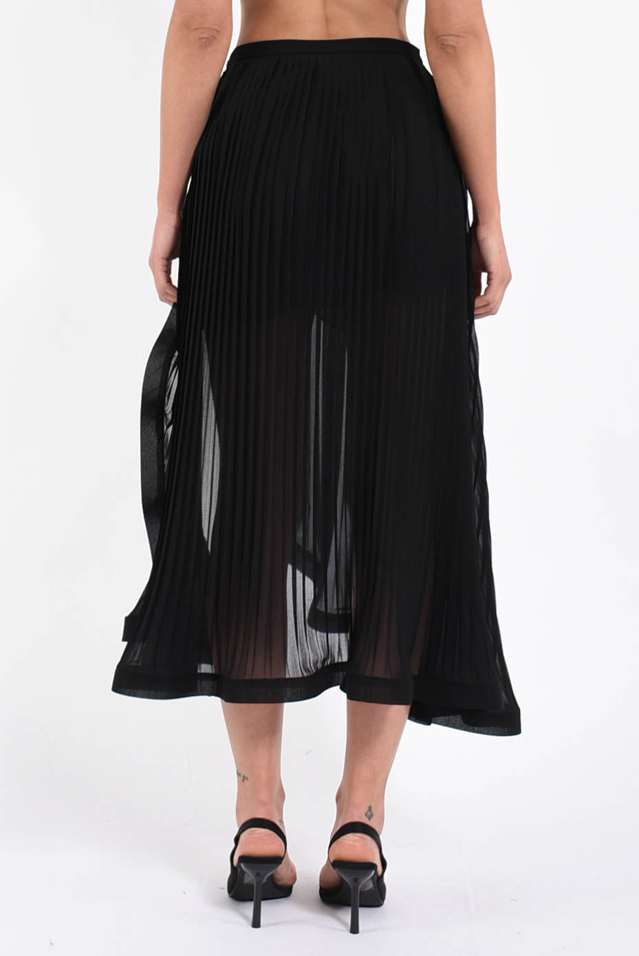 gonna lunga in georgette