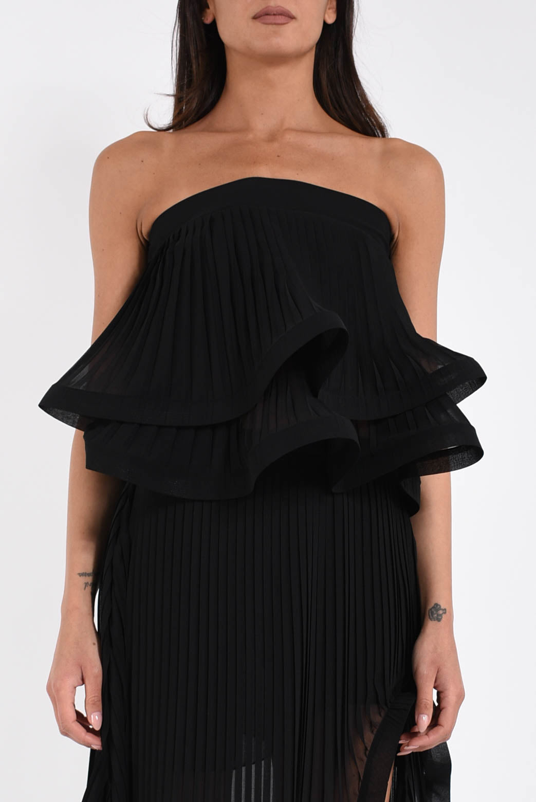 top corto in georgette