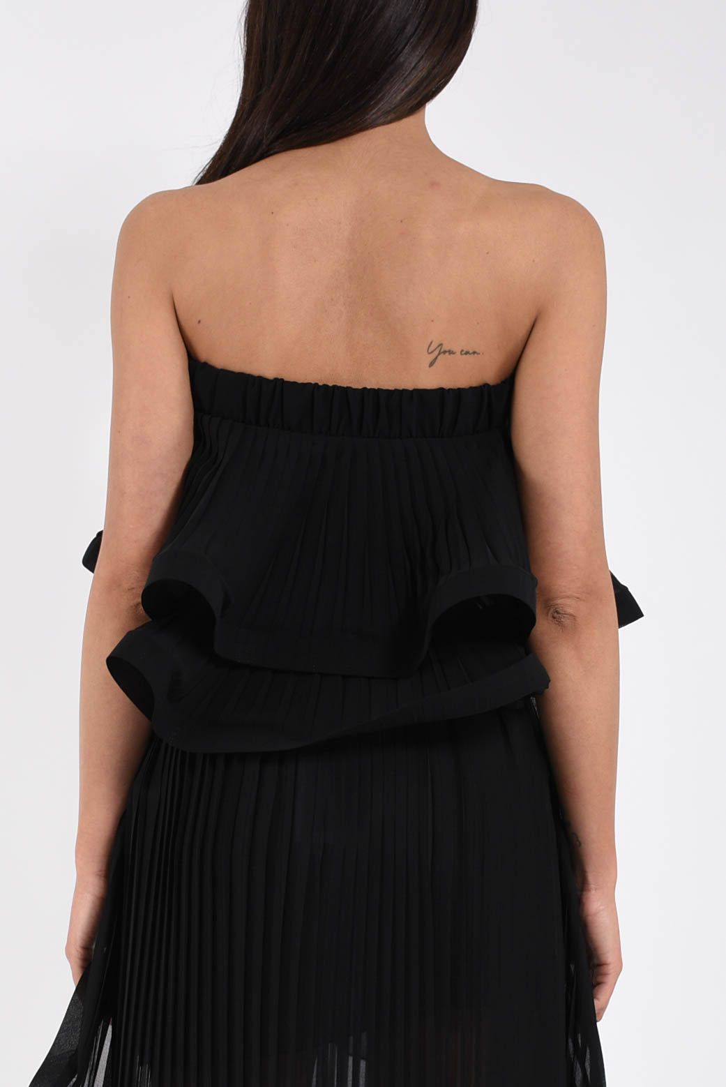 top corto in georgette