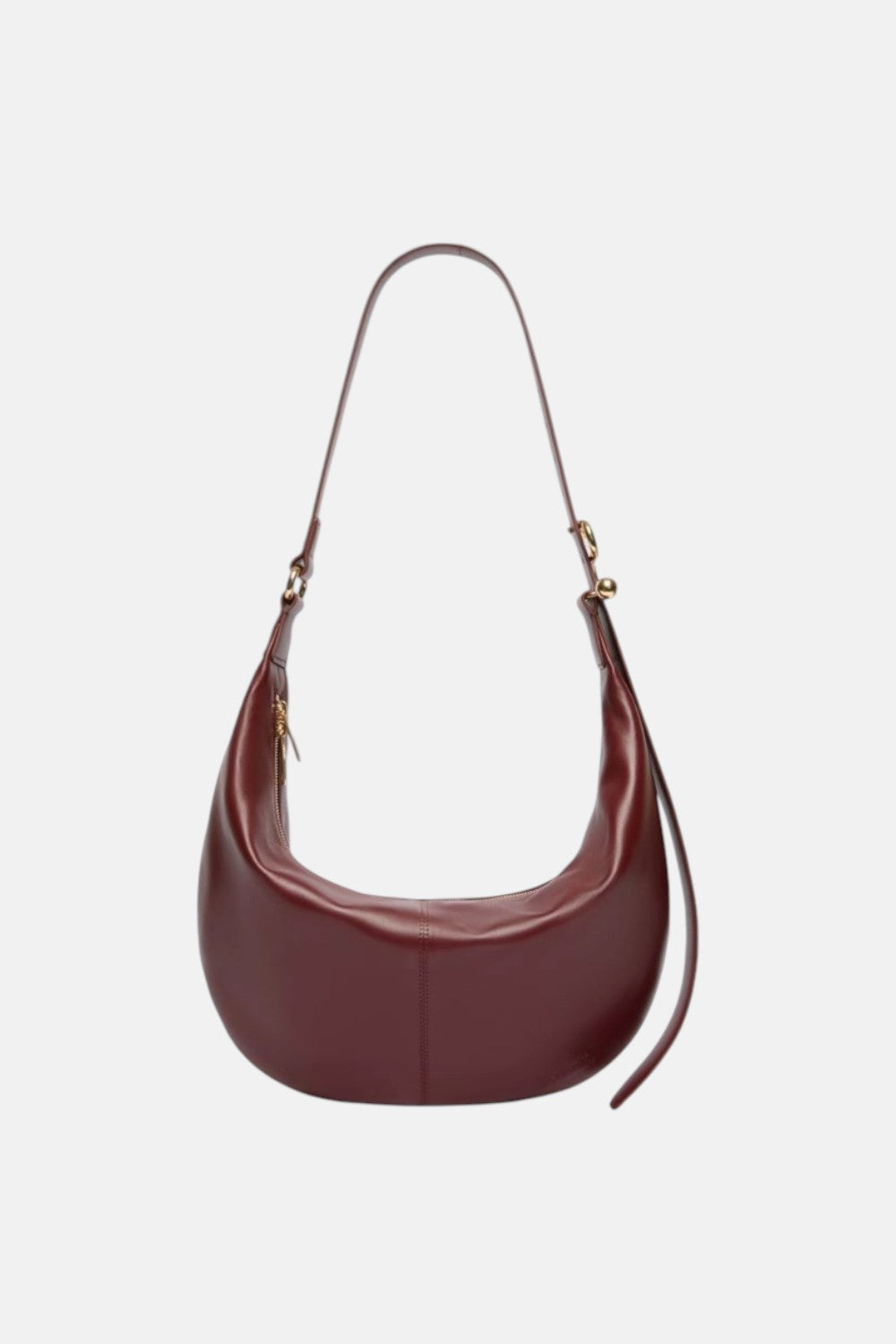 borsa hobo in nappa bruno