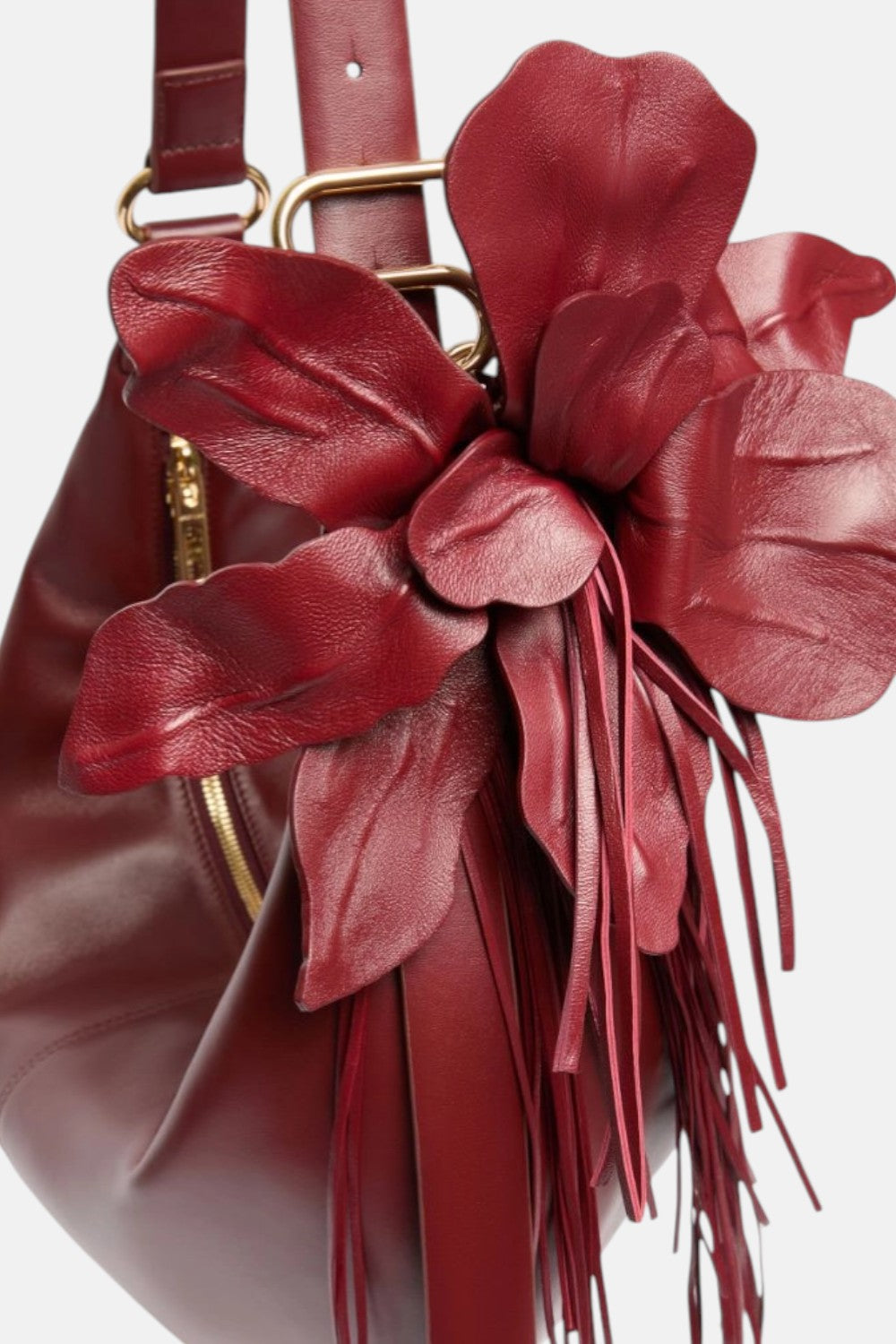 borsa hobo in nappa bruno