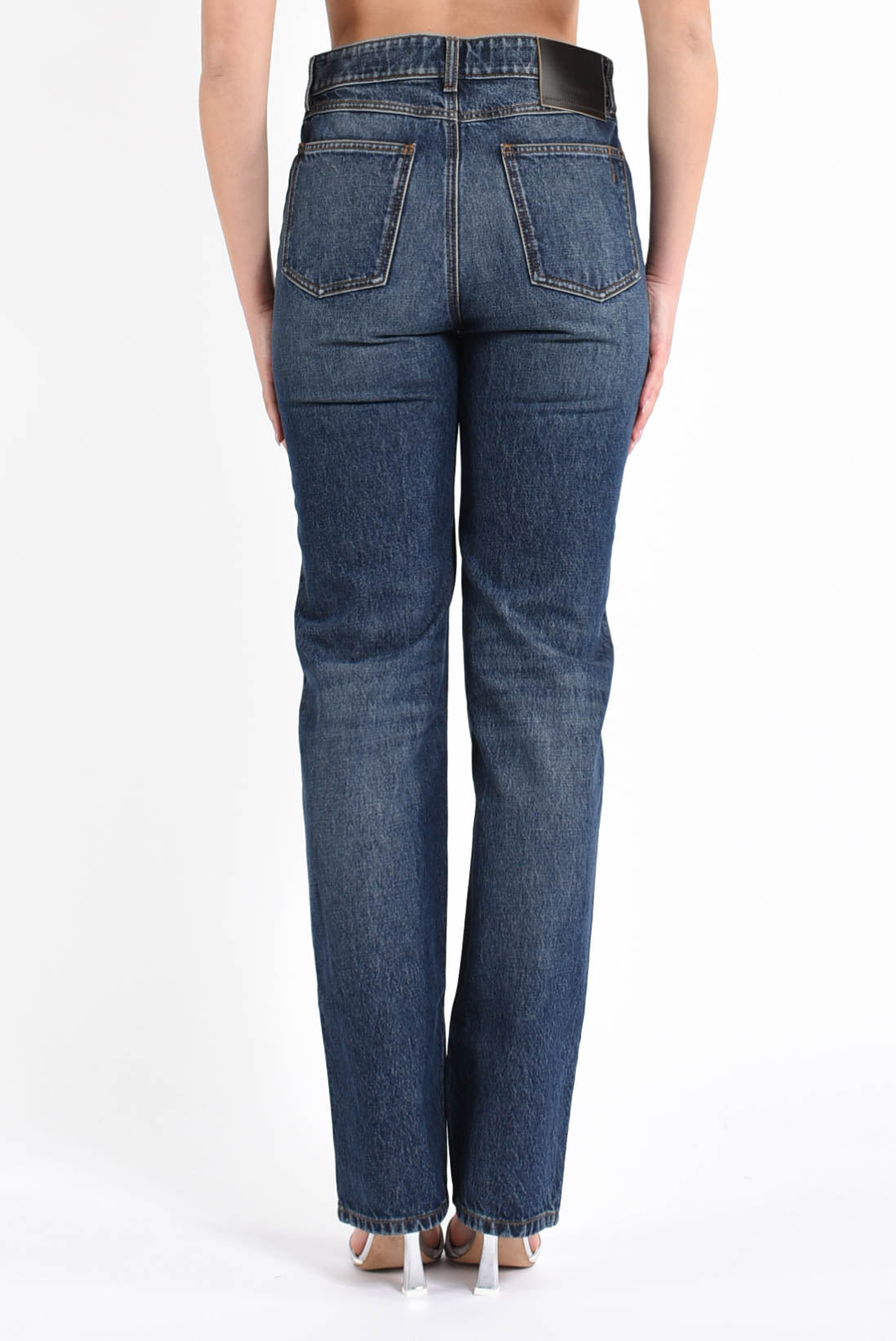 jeans a vita bassa modello tasso