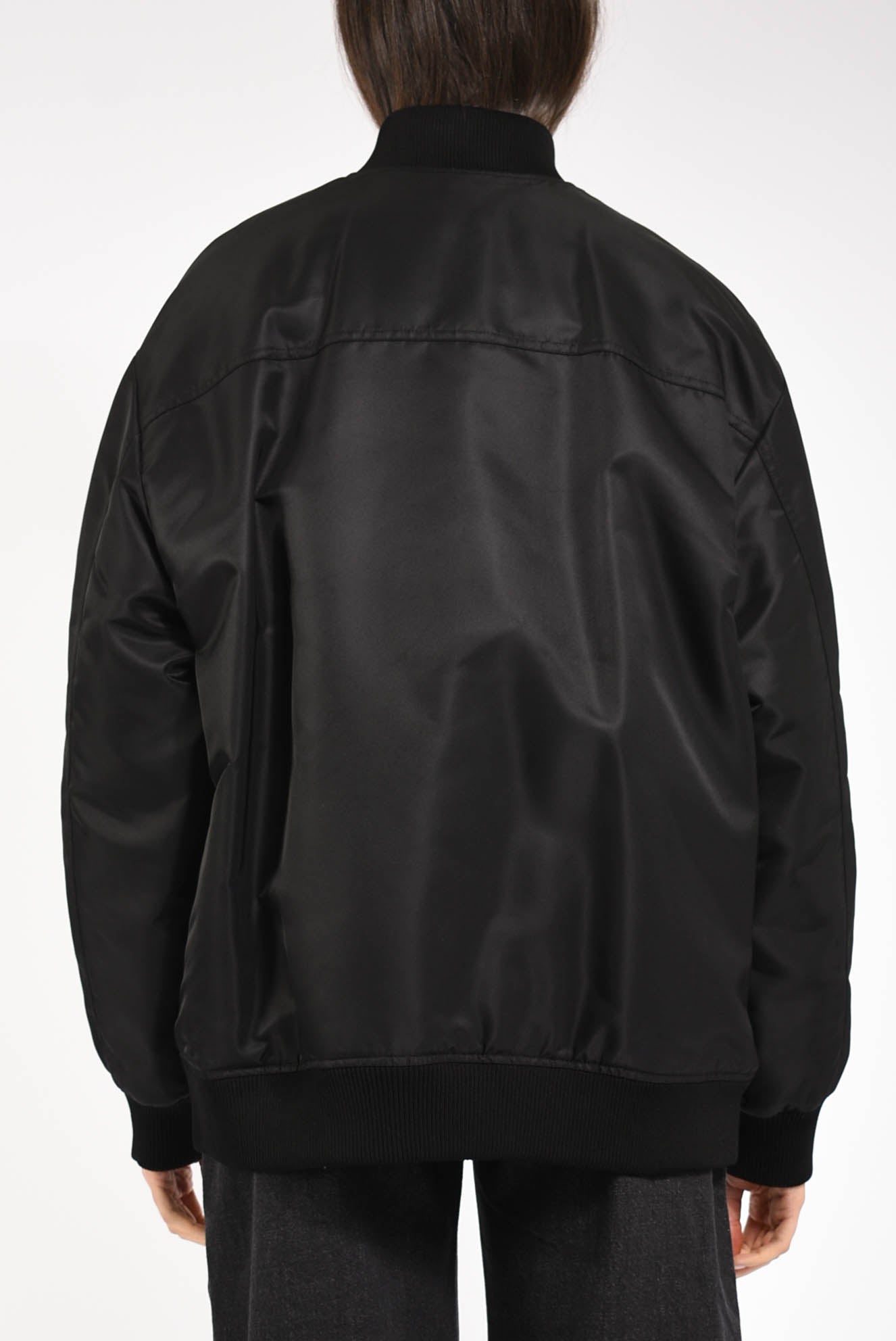 Bomber oversize in twill modello agape