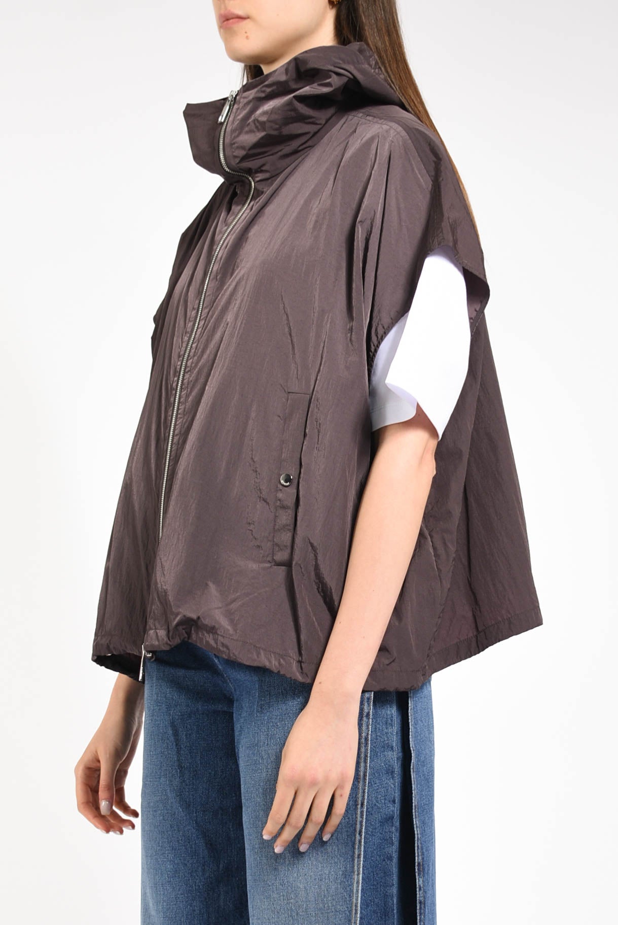 trench oversize in taffetà modello barbara1234