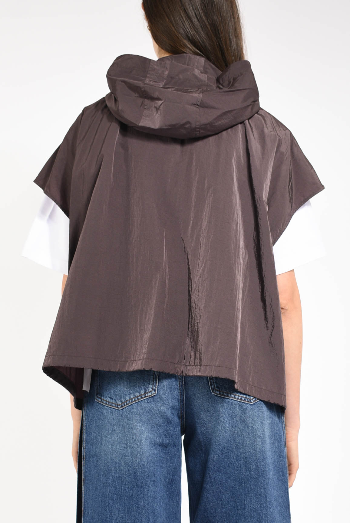 trench oversize in taffetà modello barbara1234