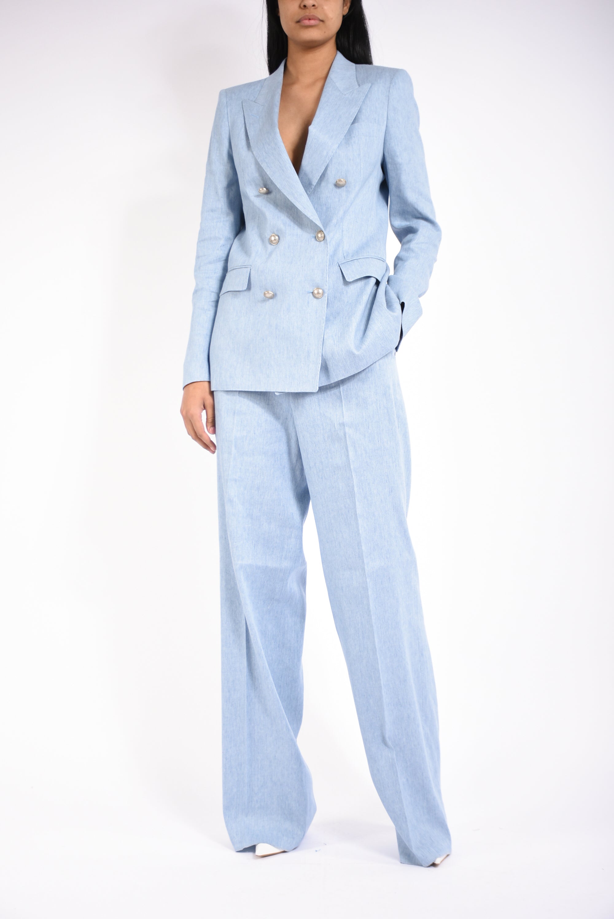 tailleur in lino tparigi