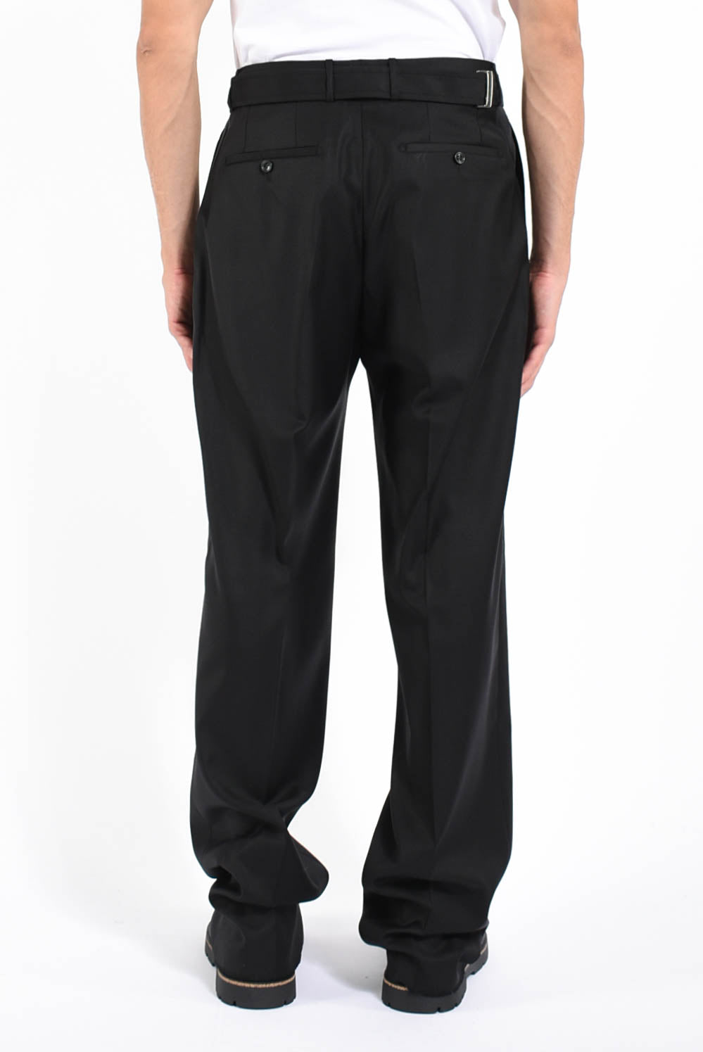 pantaloni in lana vergine