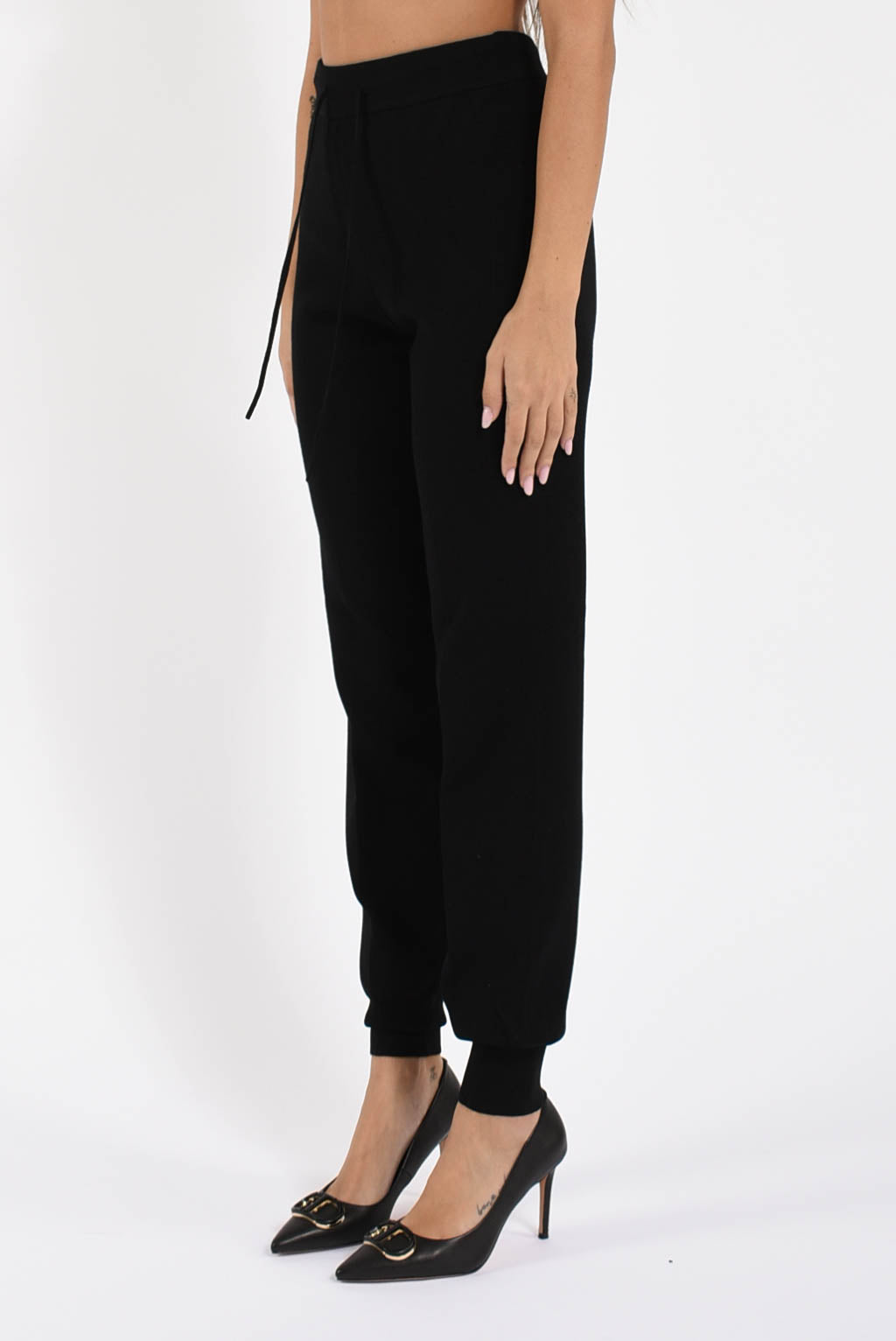 pantaloni jogger in maglia