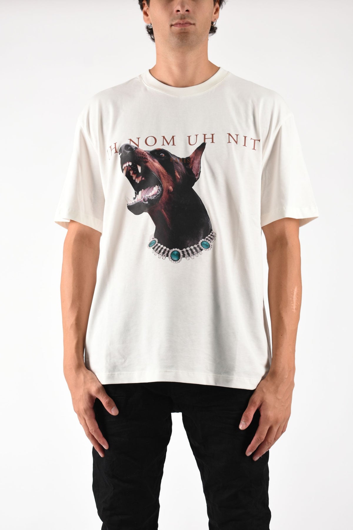 T-shirt new dobermann print NUW26206
