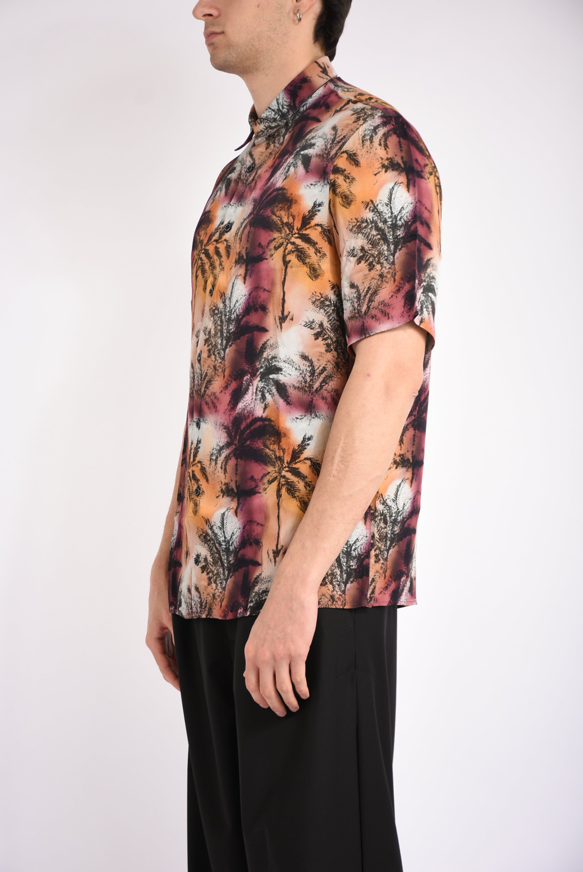 Camicia fantasia in viscosa