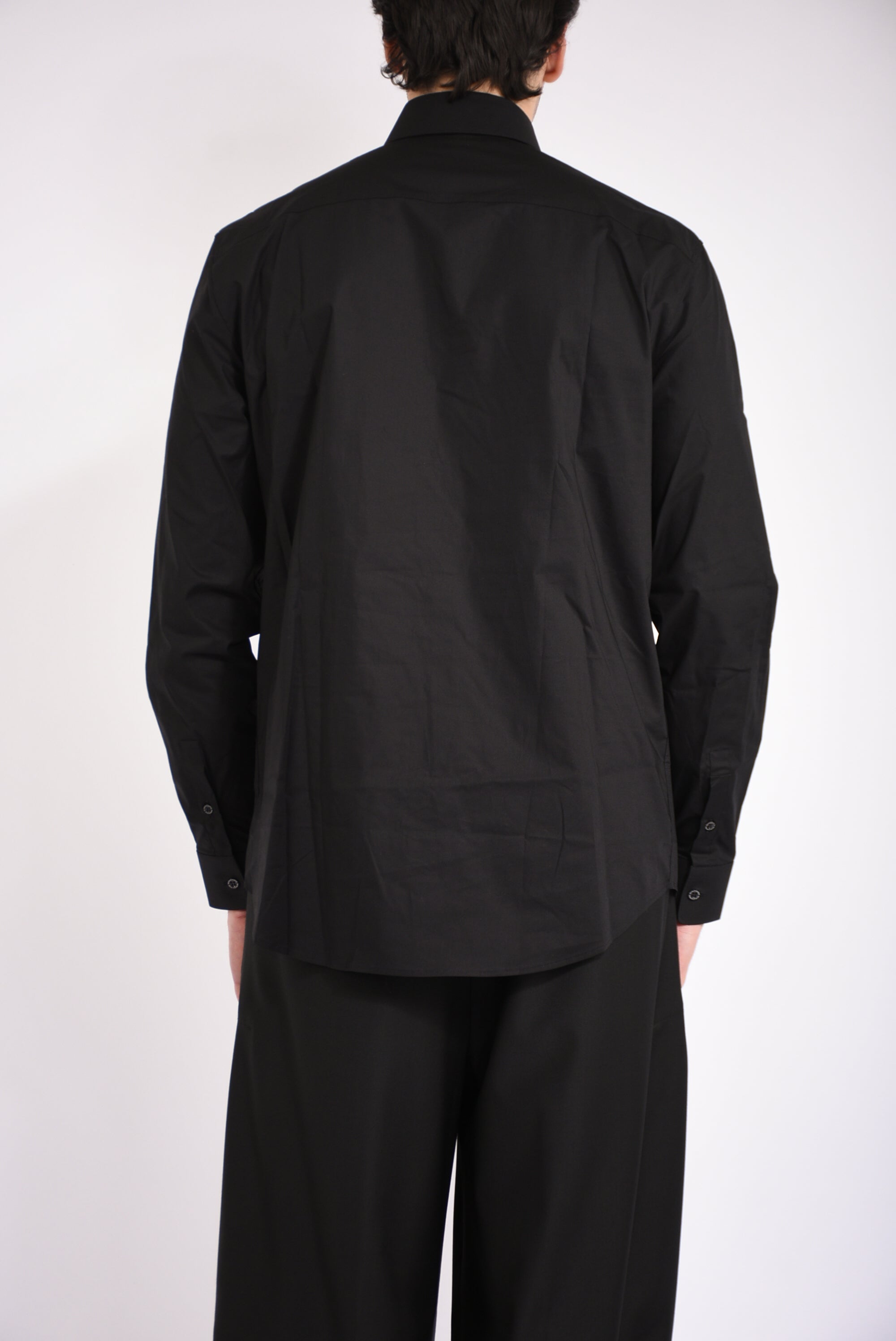 Camicia in cotone con applicazioni