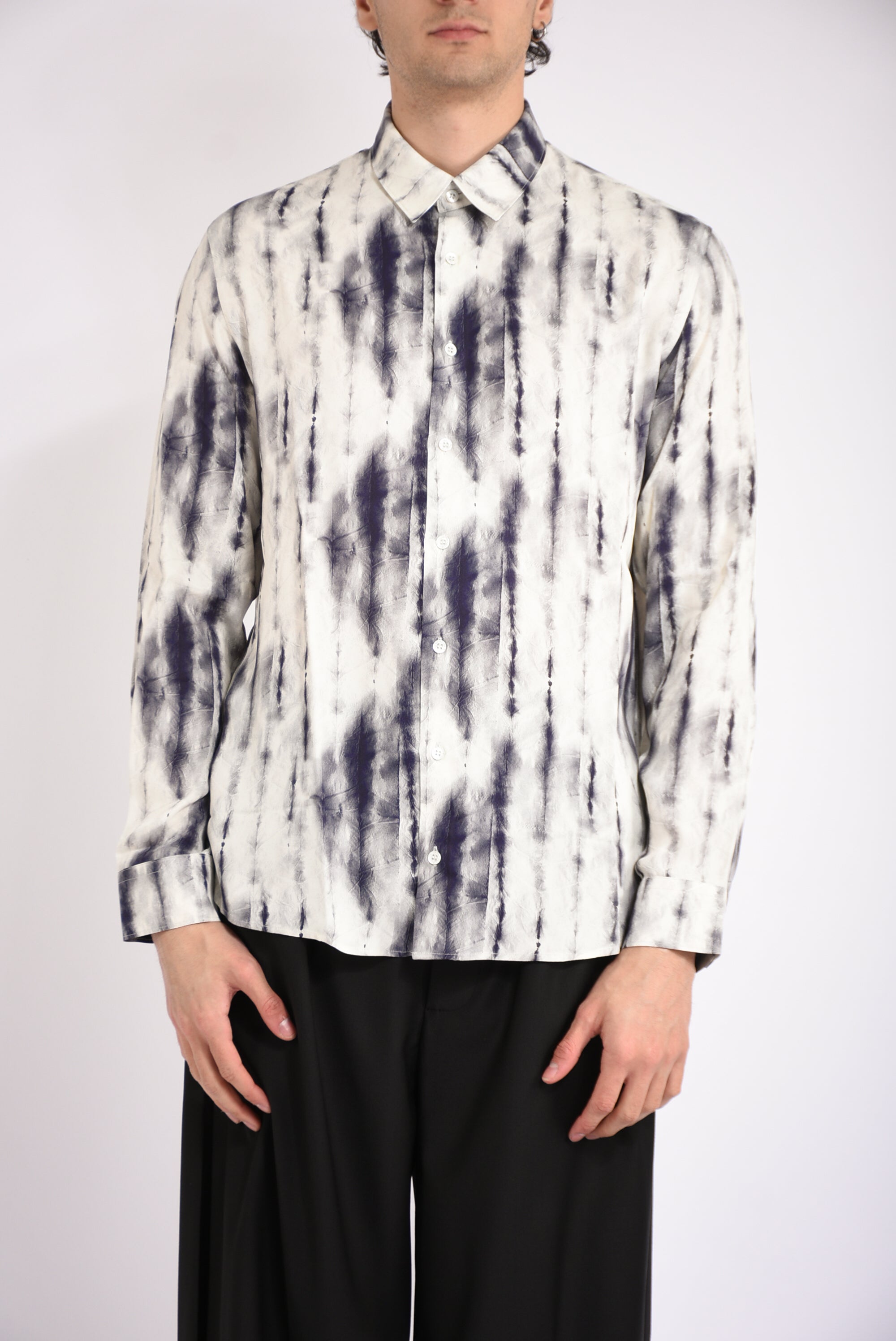 Camicia fantasia in viscosa