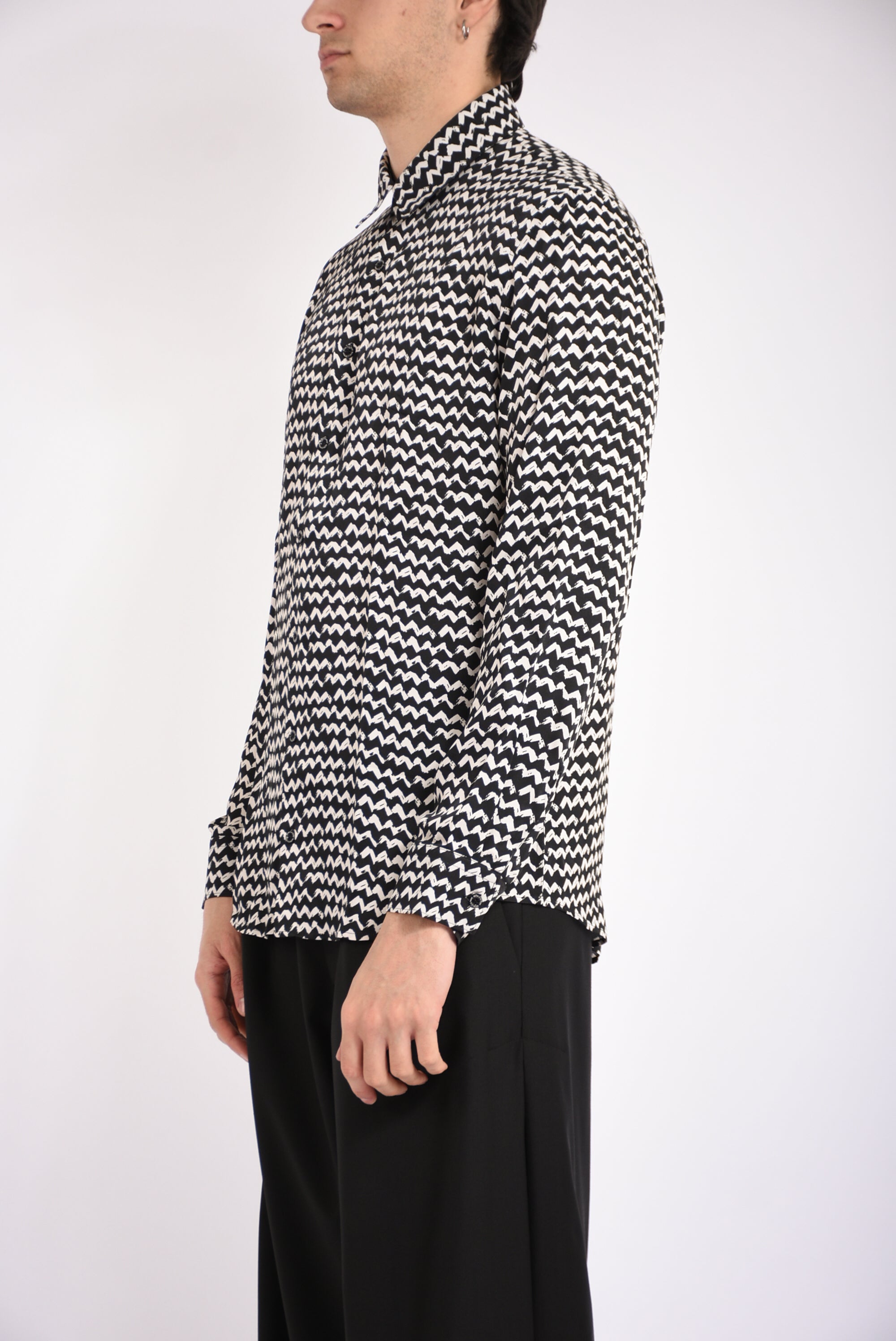 Camicia fantasia in viscosa