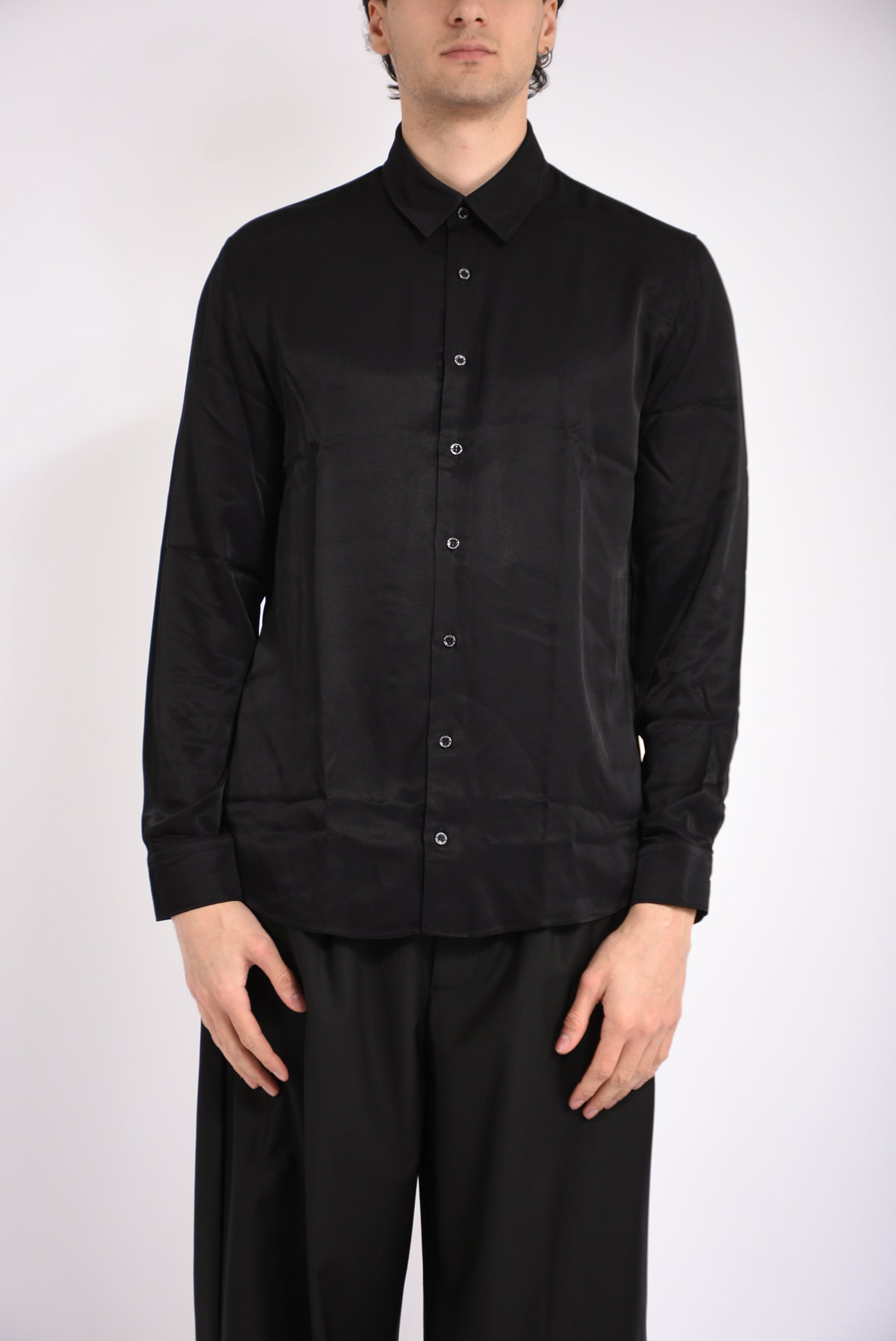 Camicia in twill di viscosa