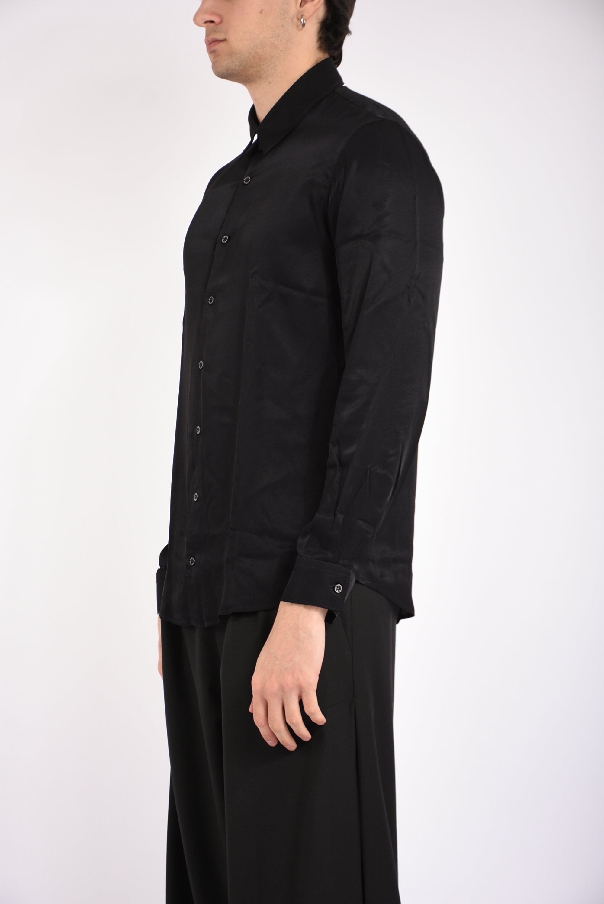 Camicia in twill di viscosa