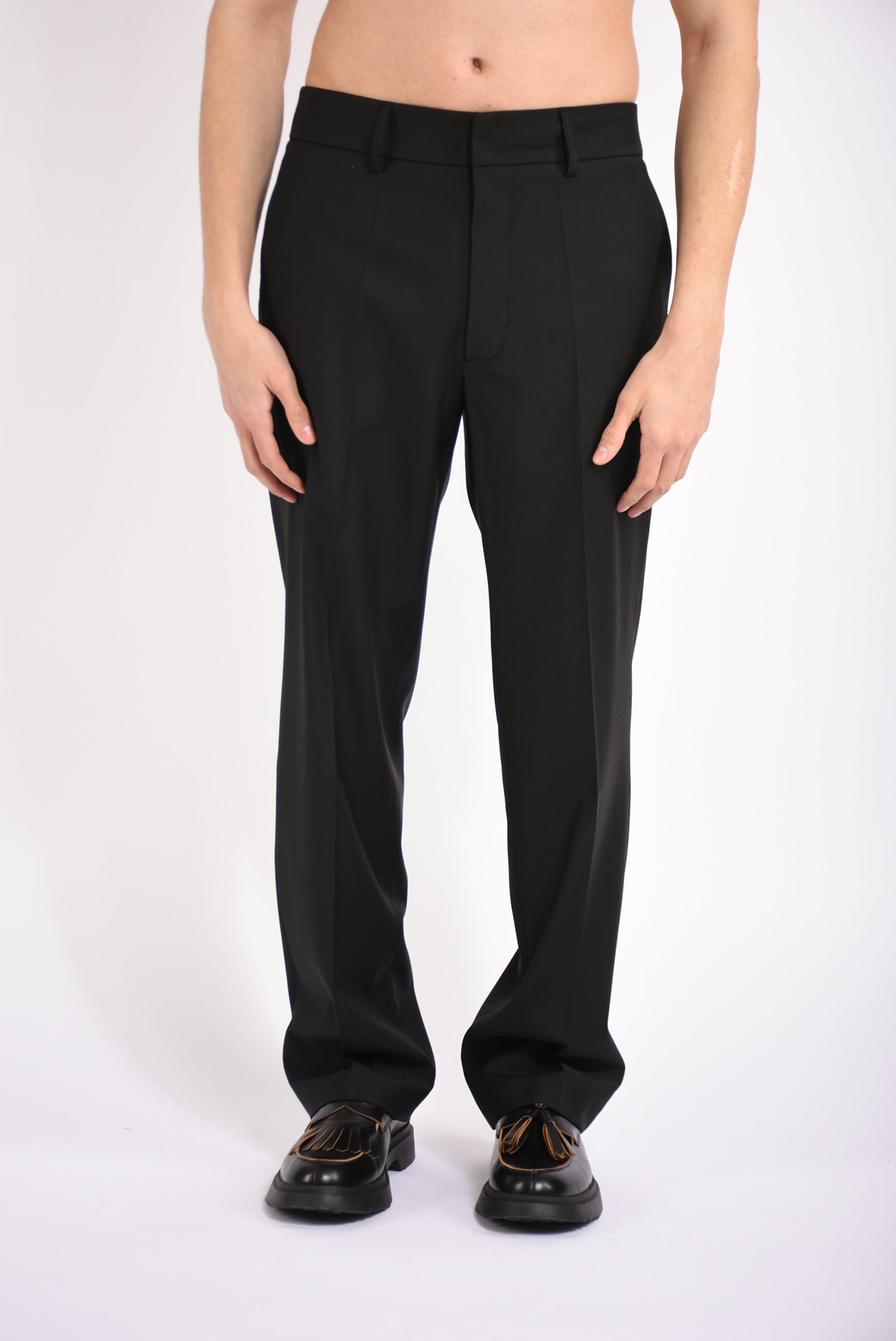 Pantaloni in fresco lana