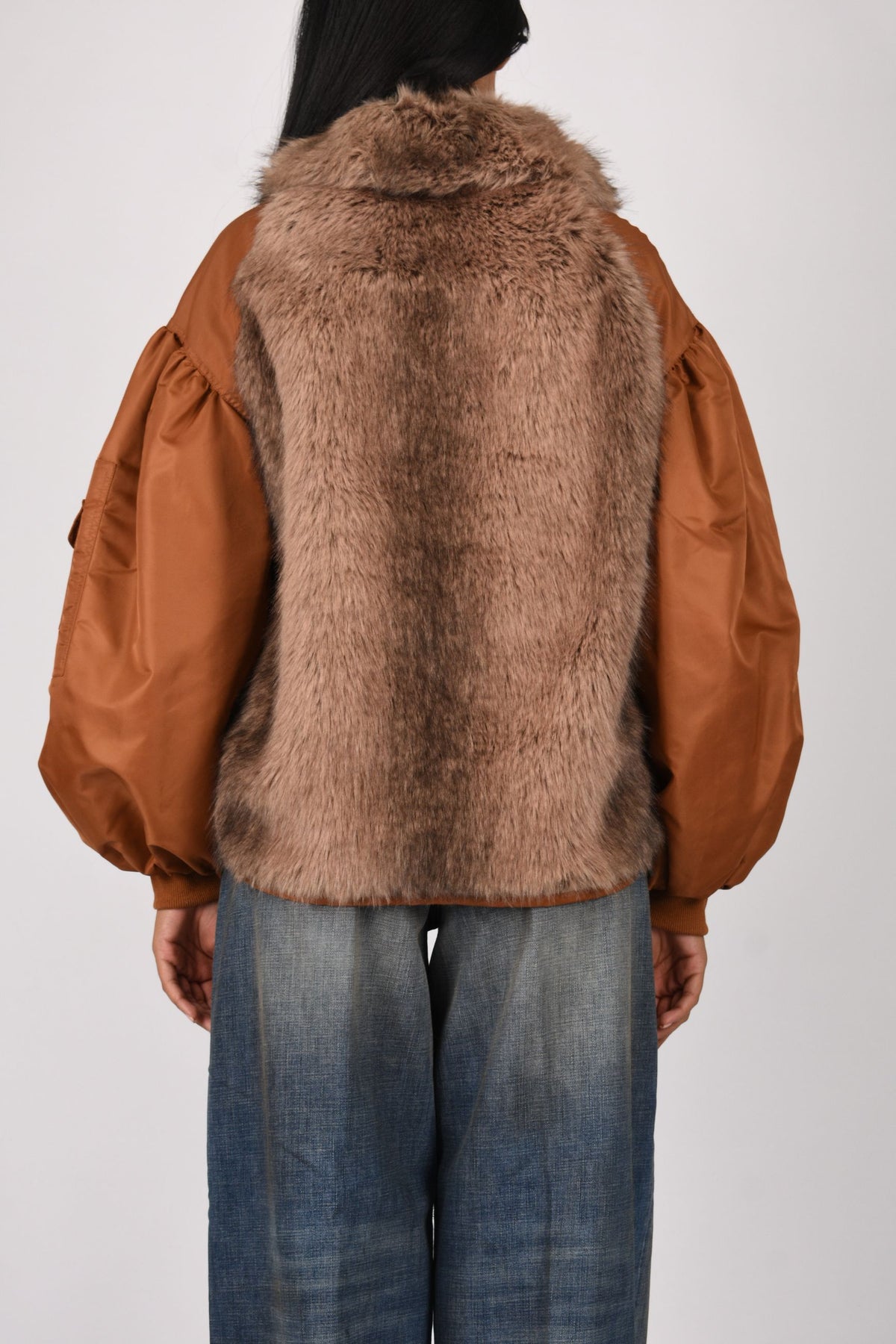 GIUBBINO in nylon ed ecofur SG510