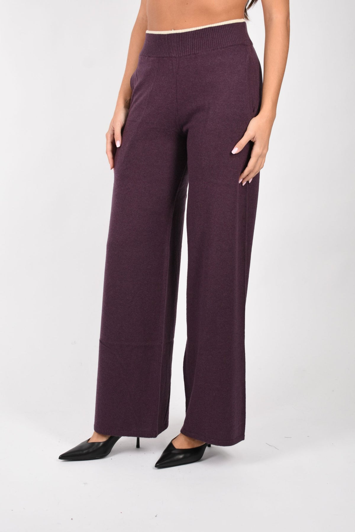 PANTALONI IN LANA E CASHMERE 107208A3G1