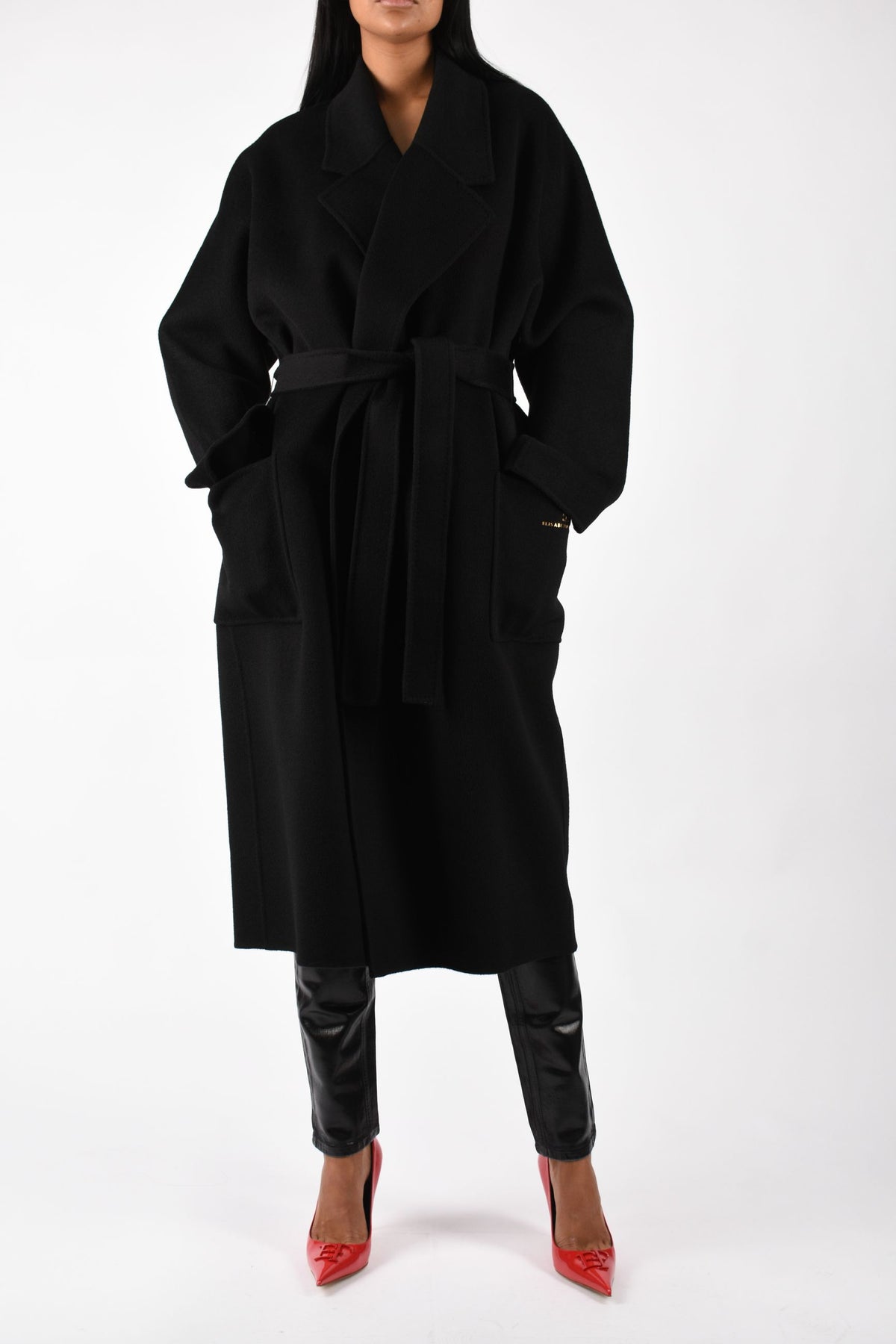 Cappotto in panno double di lana CP01D66E2
