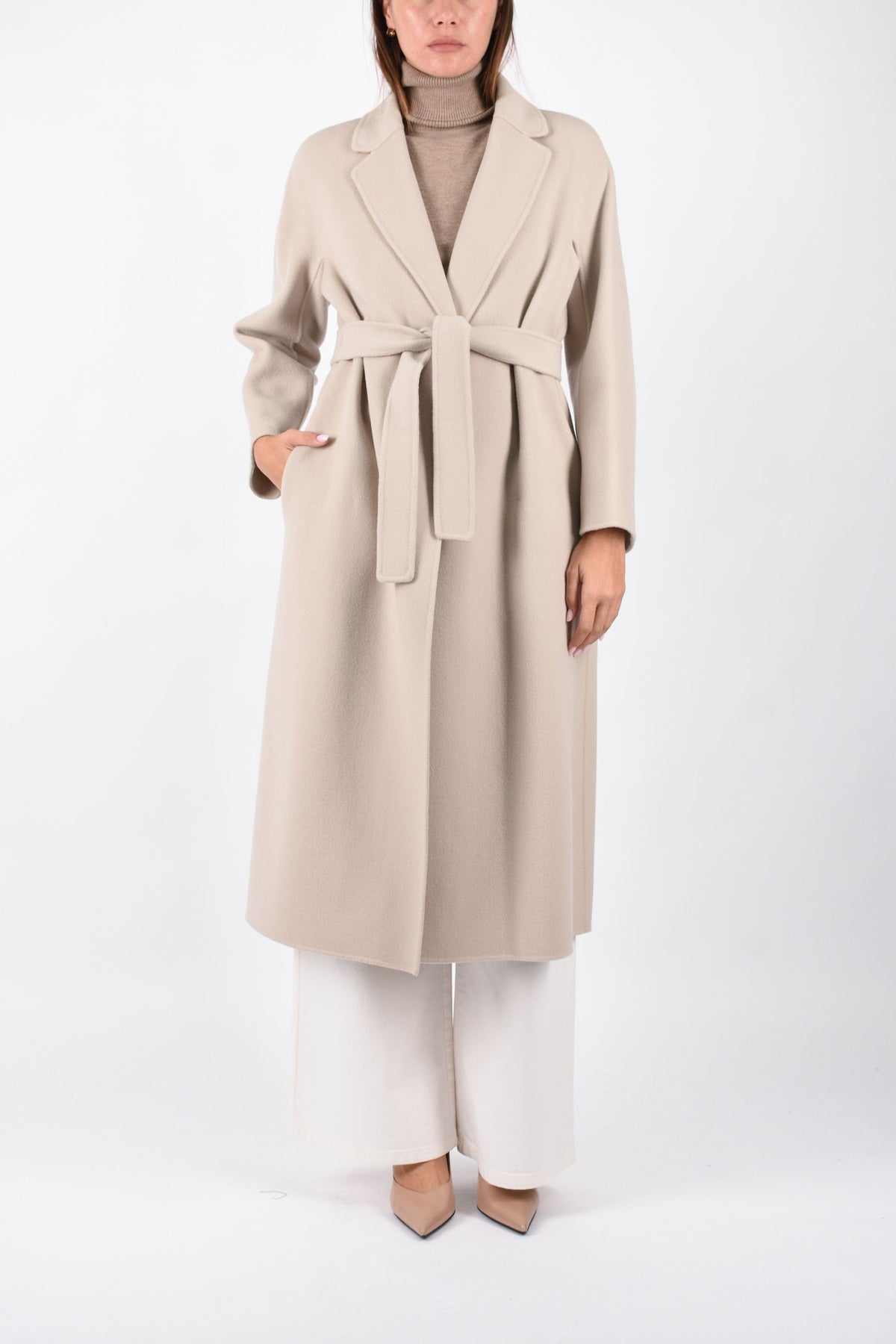 Cappotto midi in drap di lana ESTURIA 2629016101600