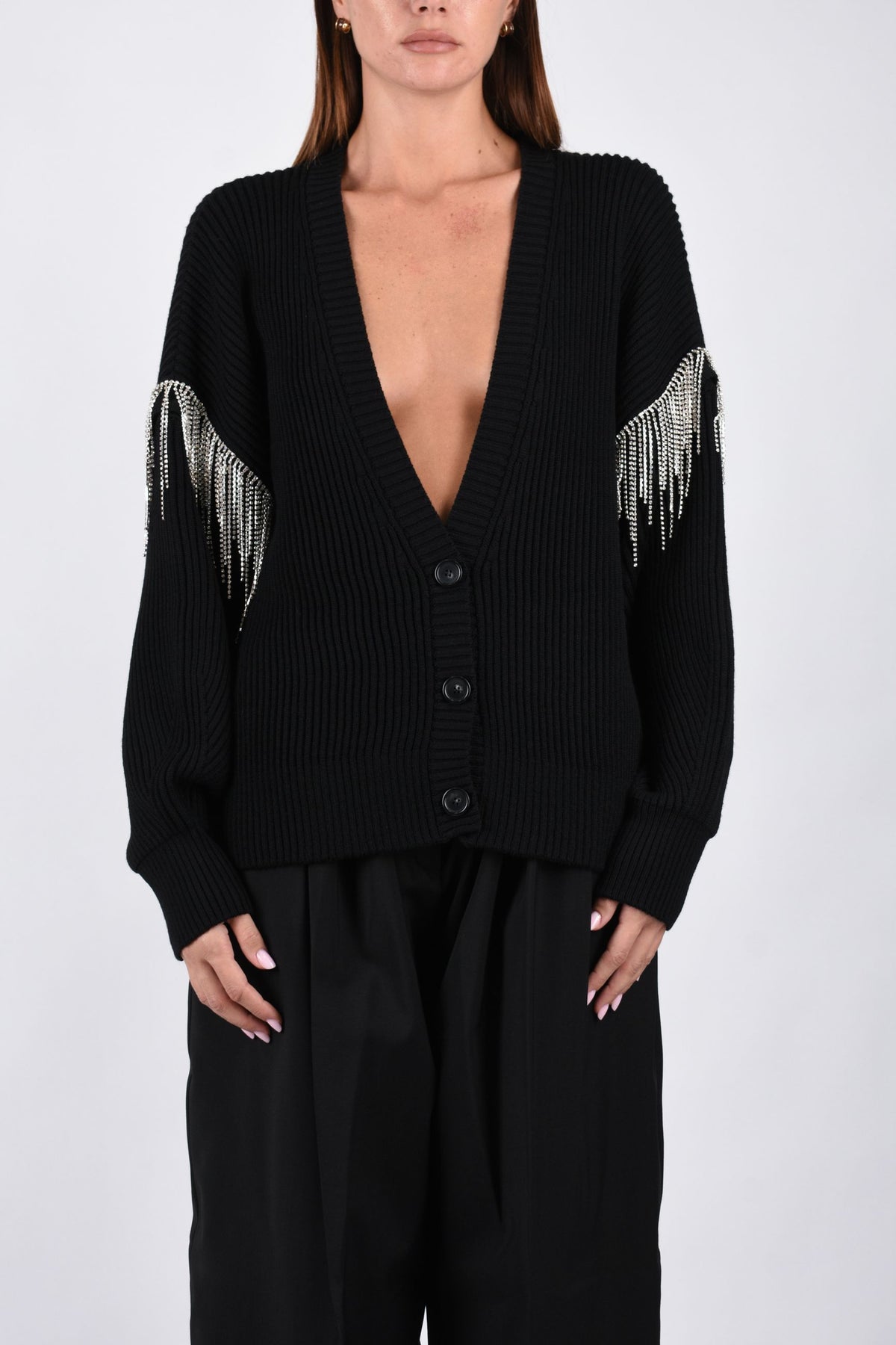 Cardigan over in pura lana PAGINE 2622346021