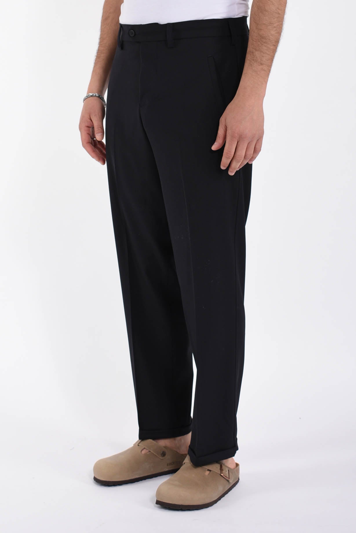 Pantaloni in fresco lana