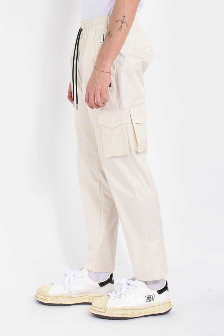 Pantaloni cargo in cotone