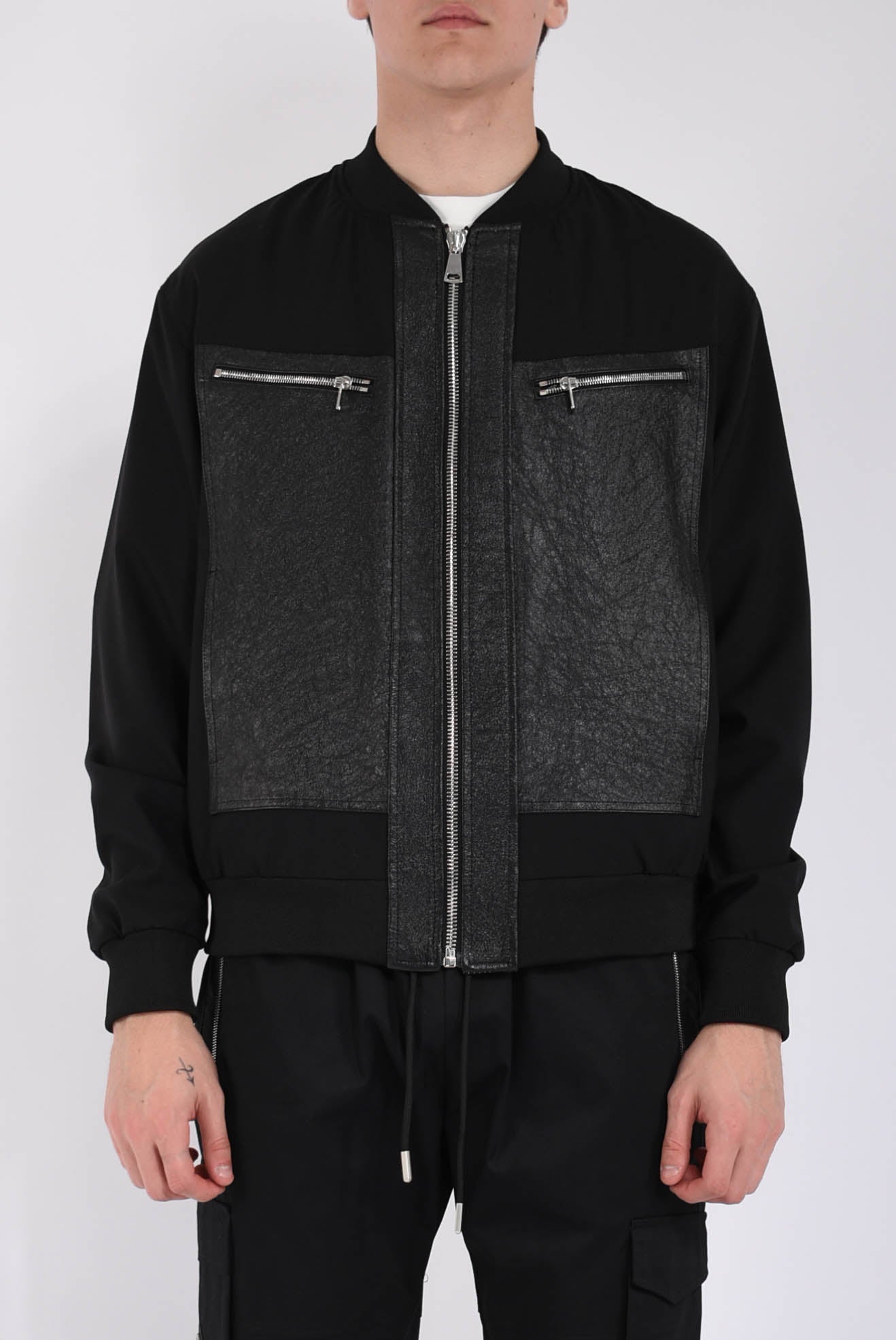 Bomber in fresco lana