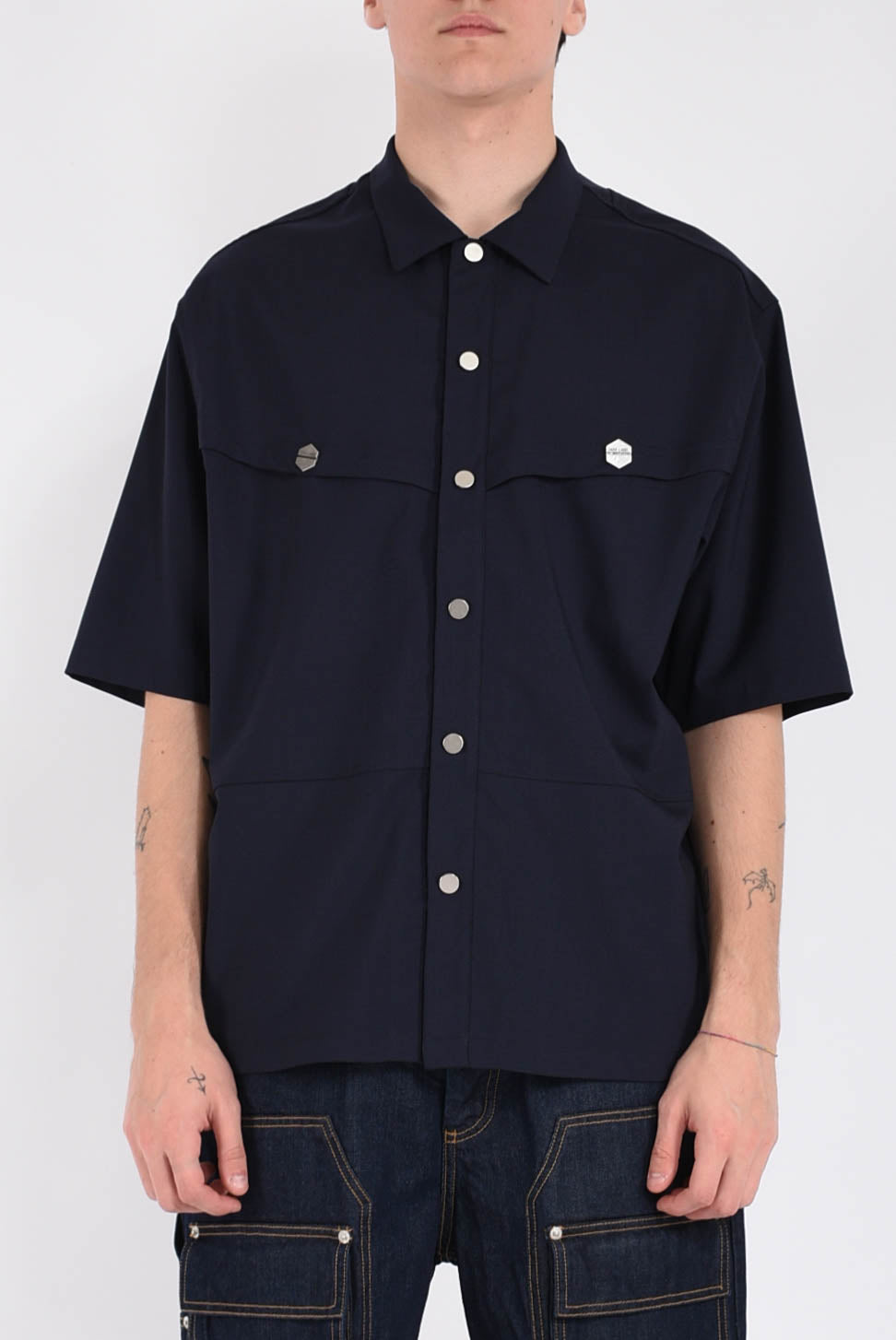 Camicia in fresco lana