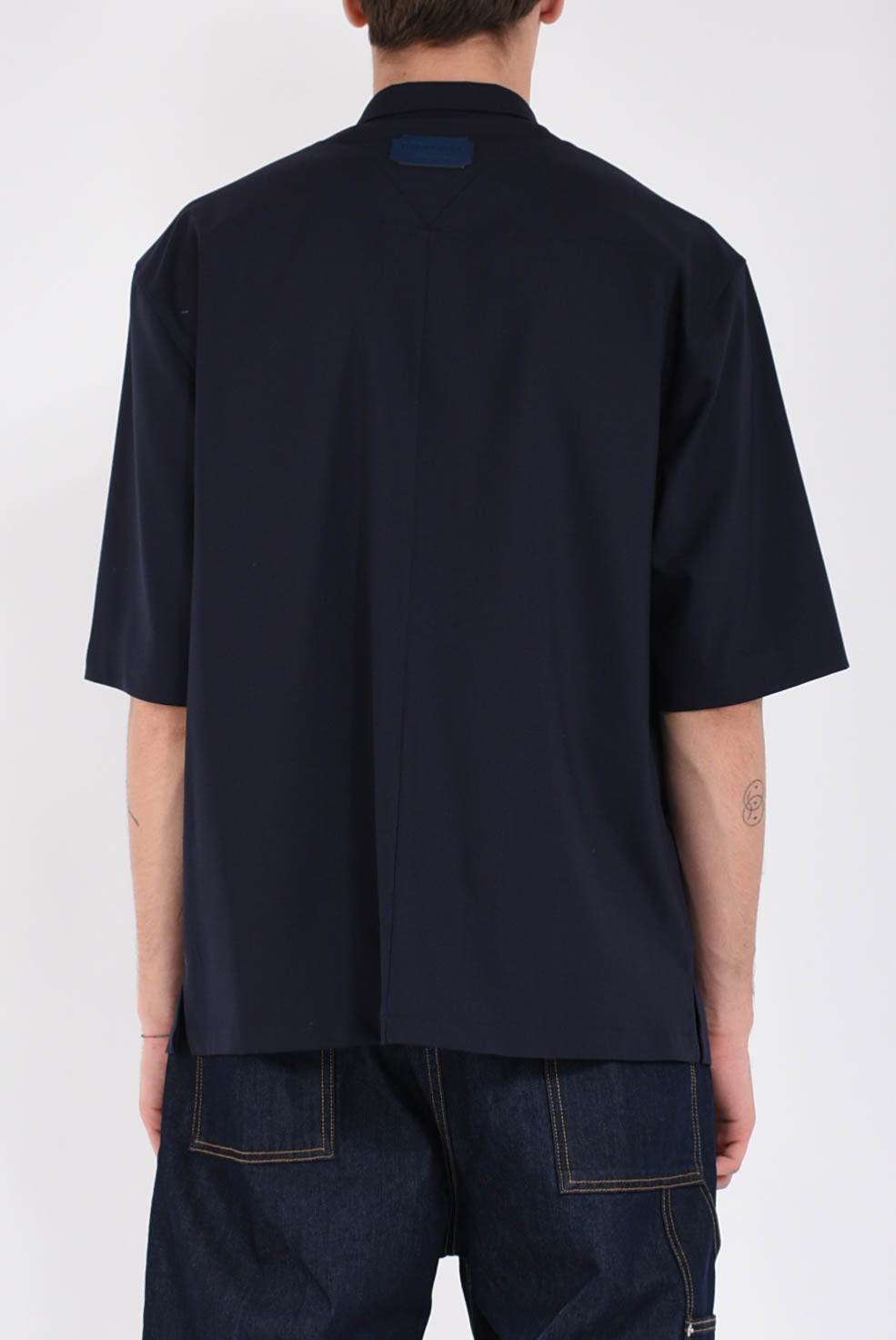 Camicia in fresco lana