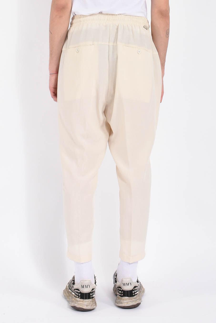 Pantaloni in misto lino
