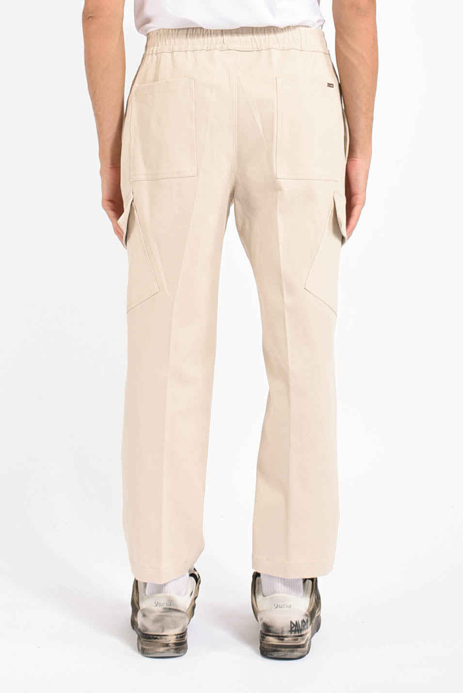 Pantaloni cargo in cotone