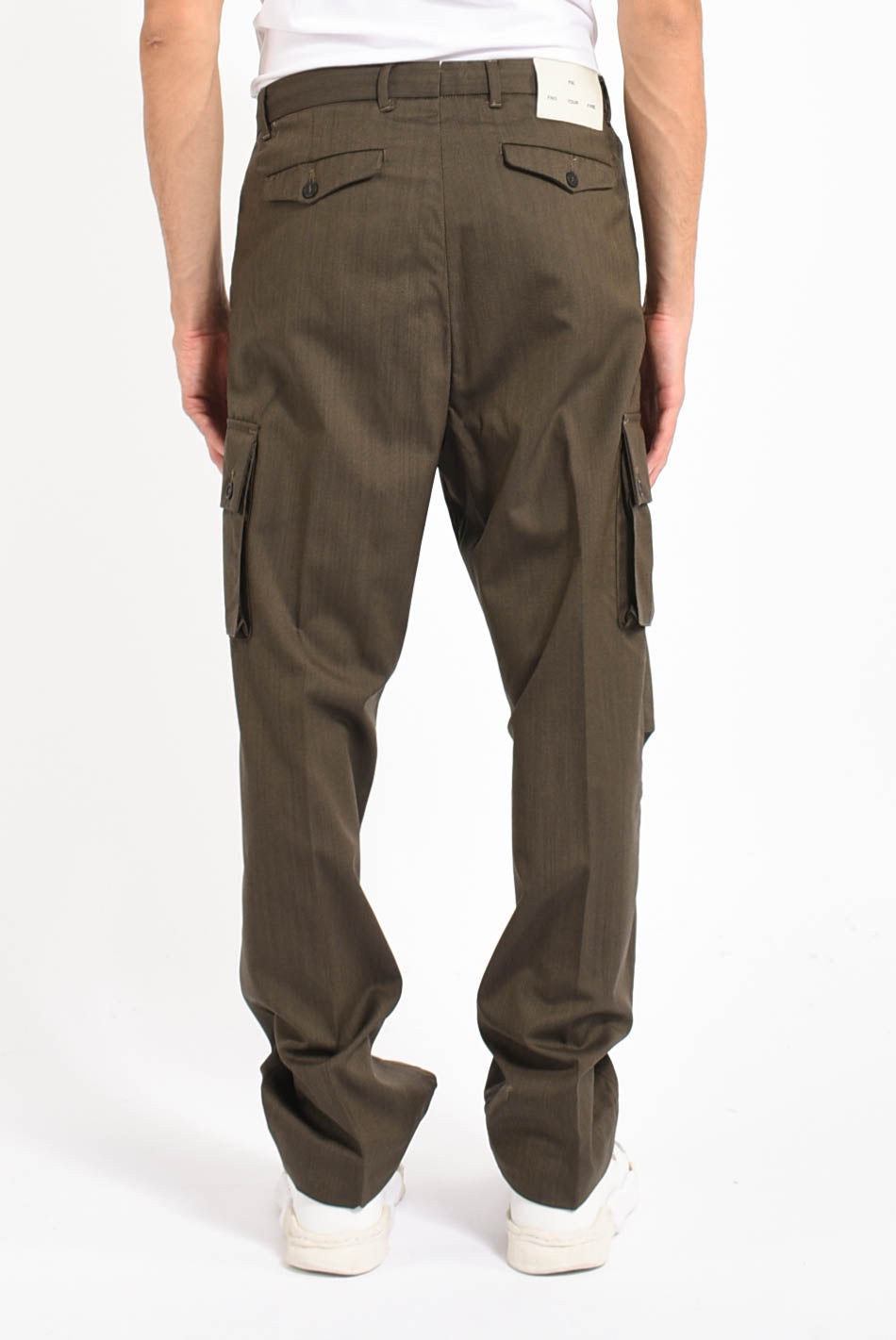 Pantaloni super cargo in cotone