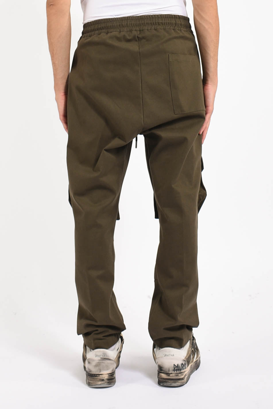 Pantaloni cargo in cotone