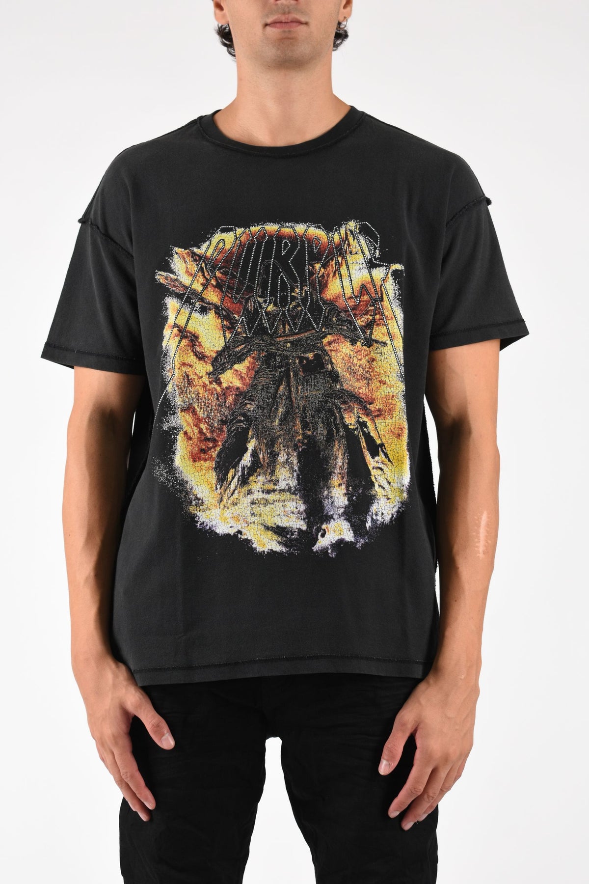T-shirt in cotone con stampa