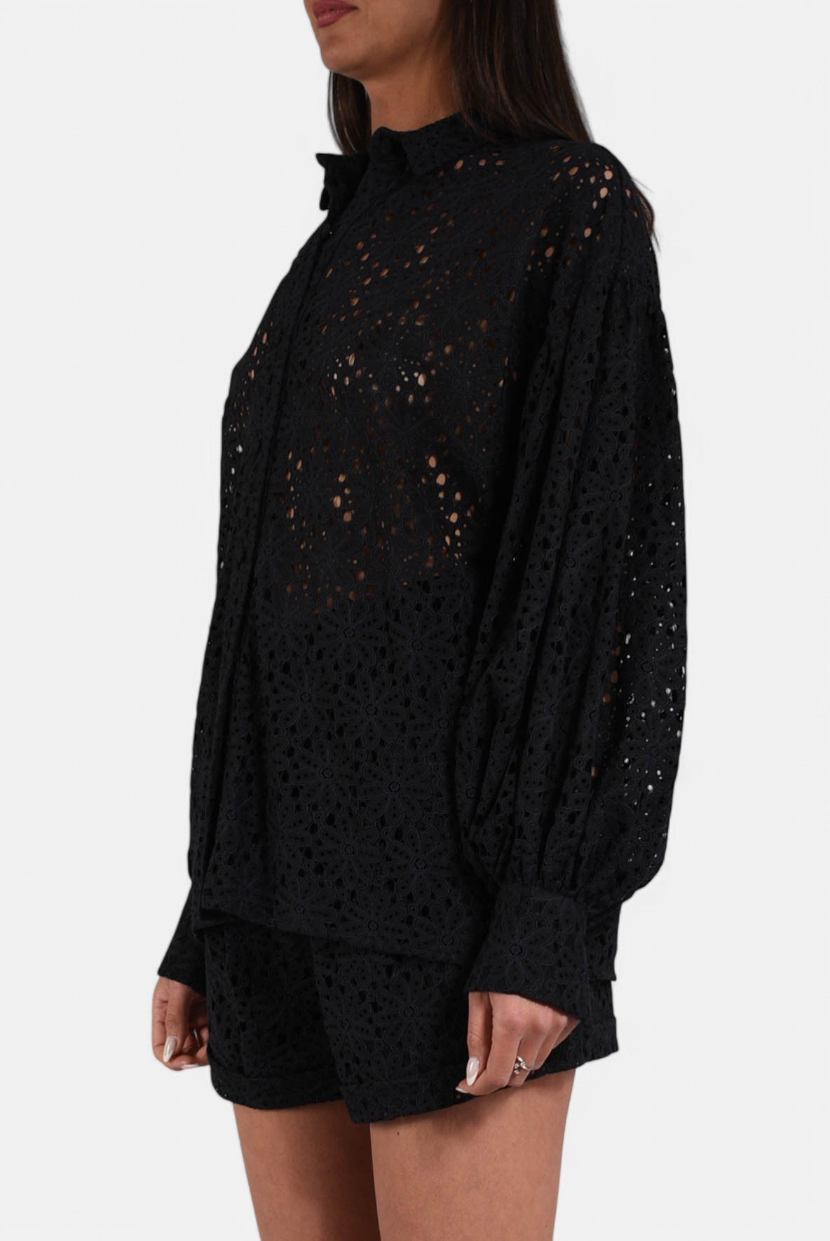 camicia in pizzo