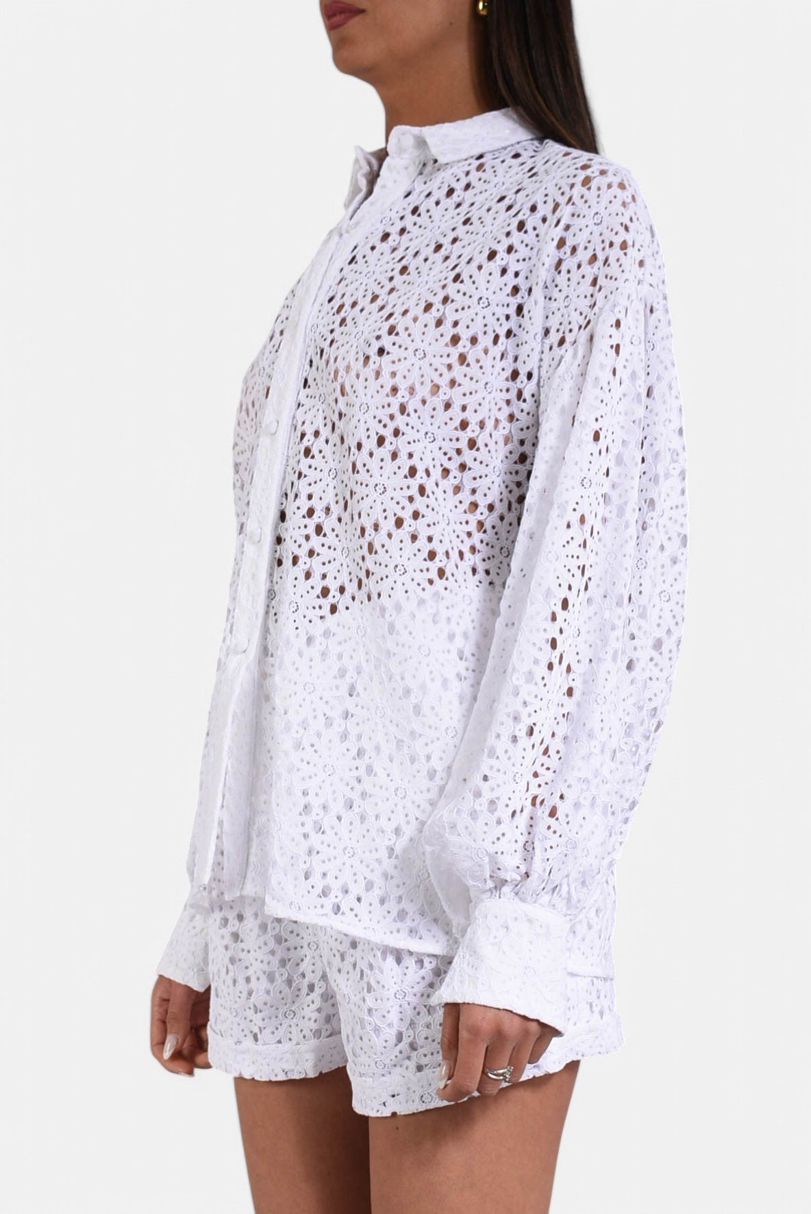 camicia in pizzo