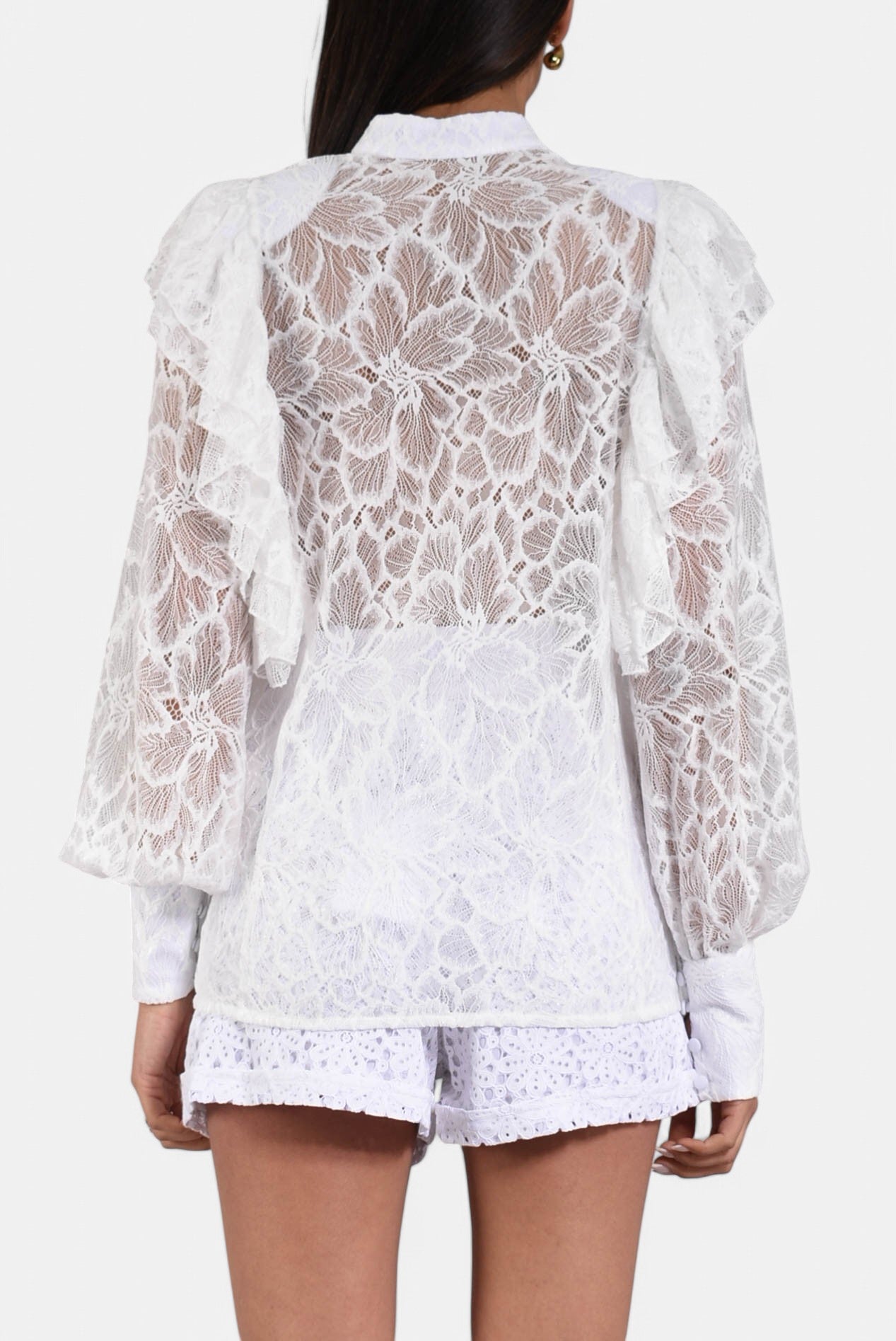 camicia in pizzo