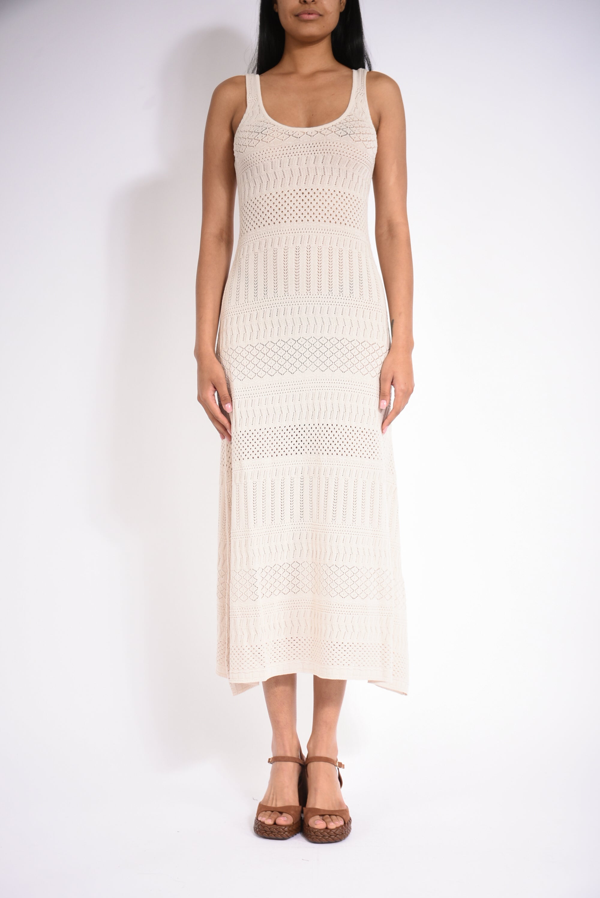 abito lungo lace