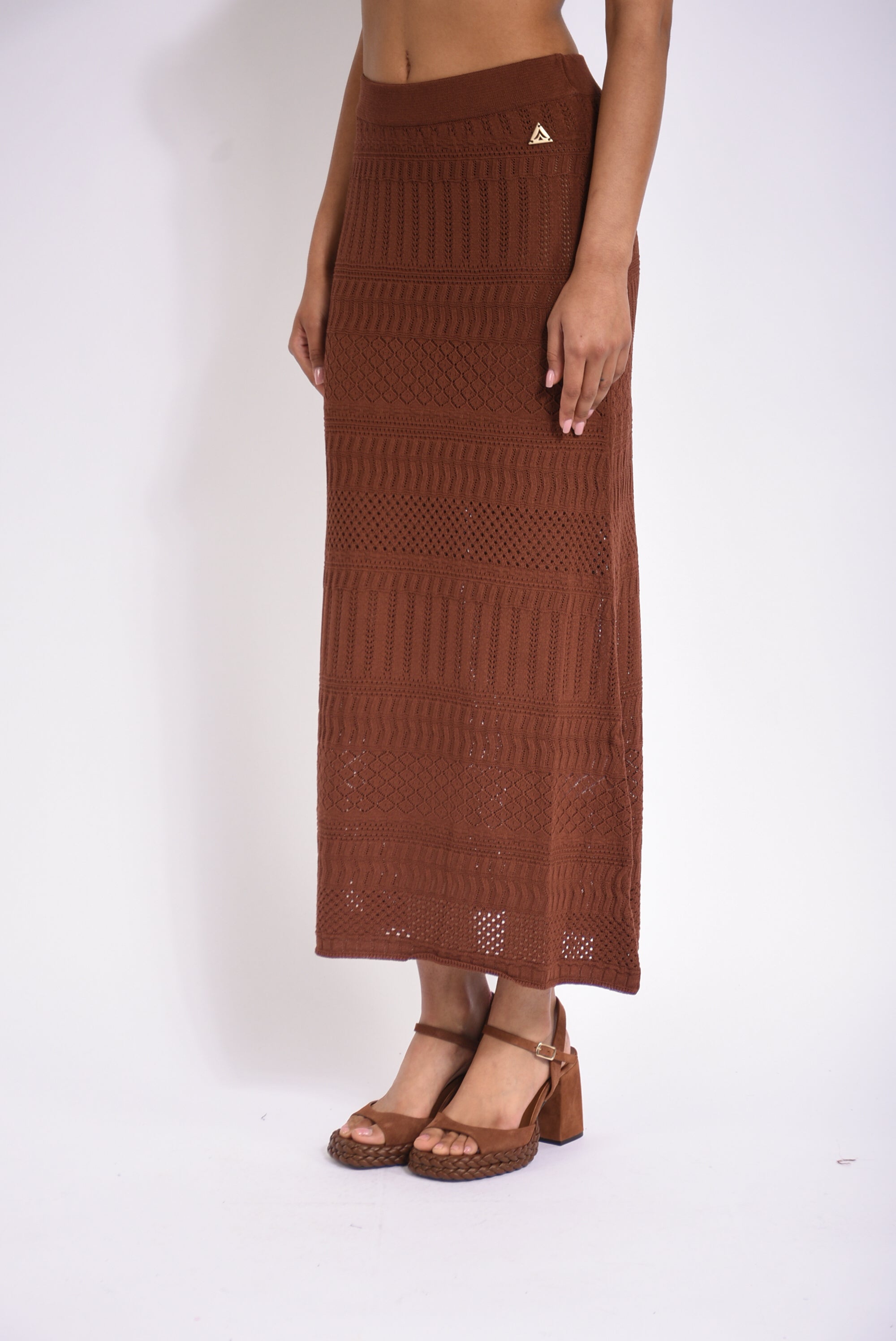 gonna lunga maxi lace