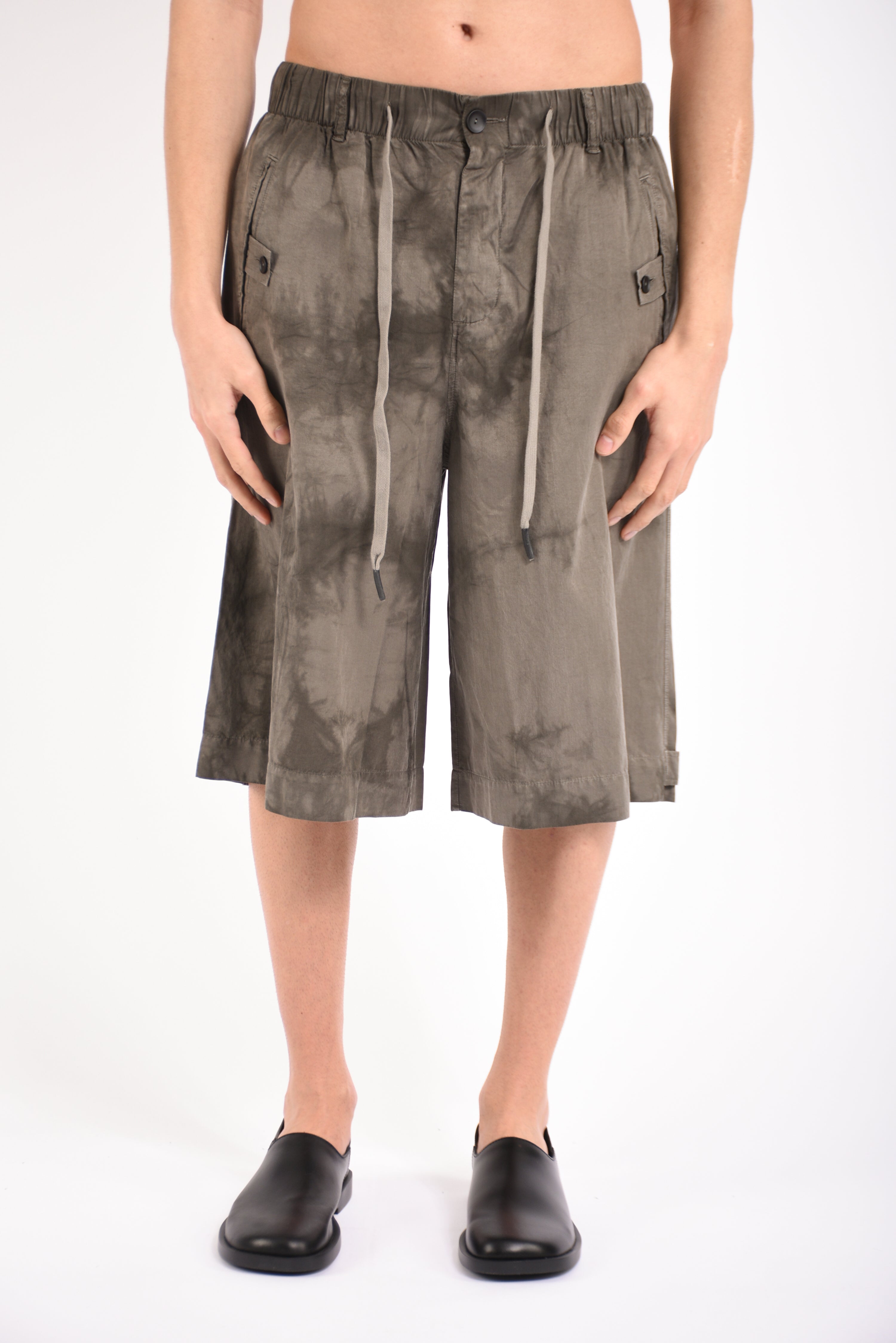 Bermuda in cupro tie dyed