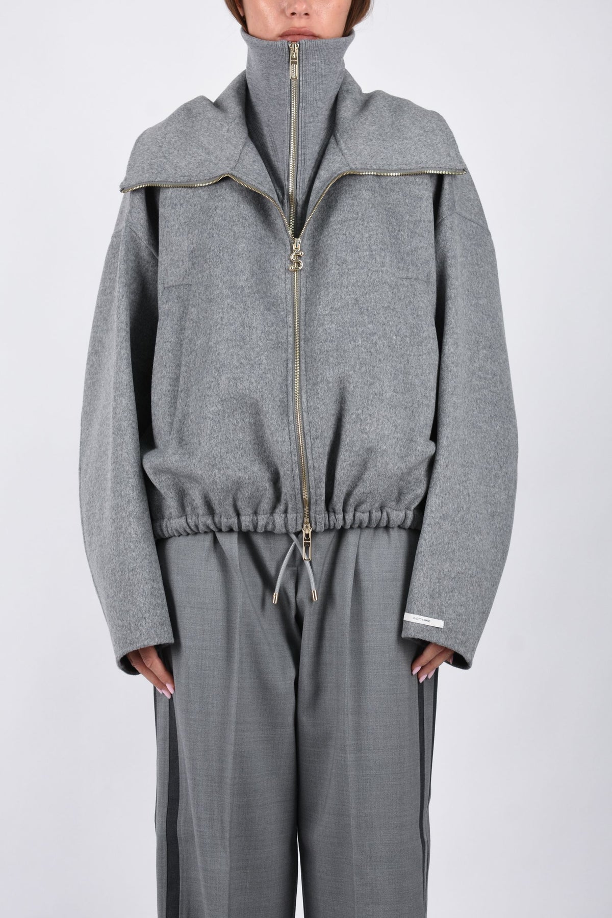 Bomber in pura lana con davantino rimovibile EMIRO 2622086012