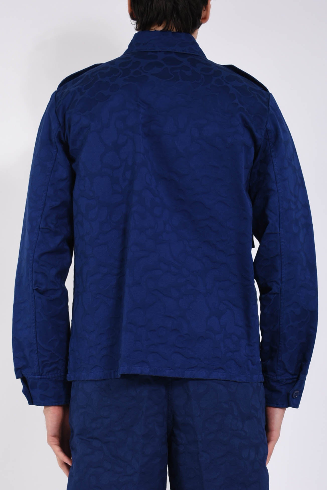 Camicia militare in tela di cotone
