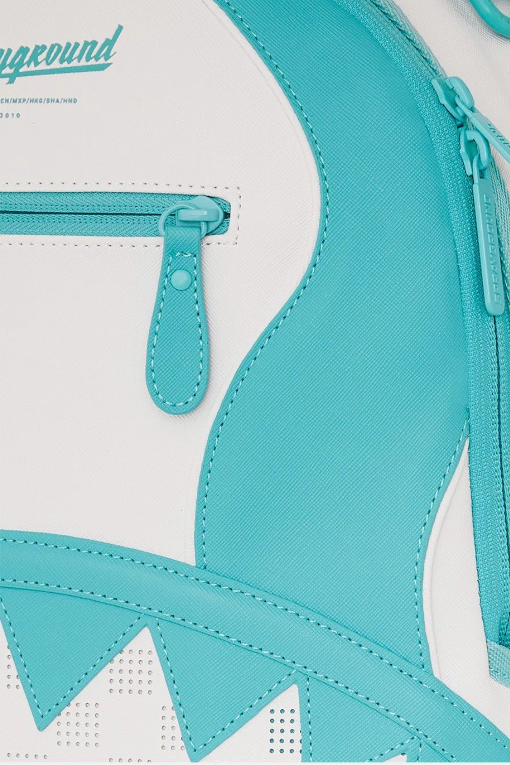 zaino Shark Central Blue And White Colorway