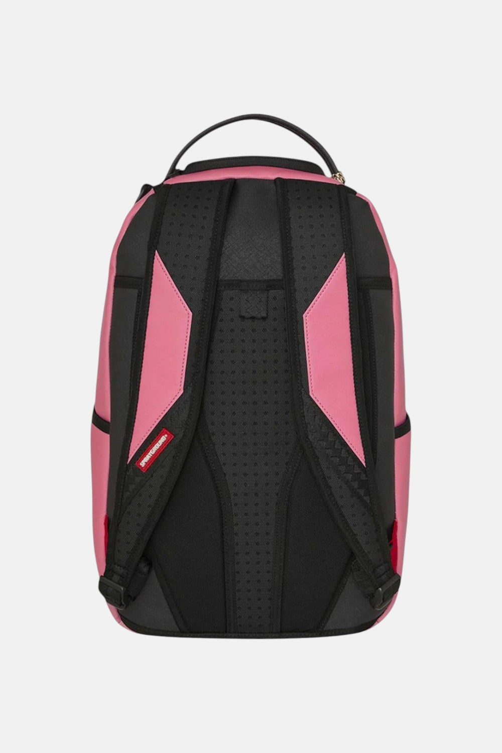 zaino shark central pink embroidered